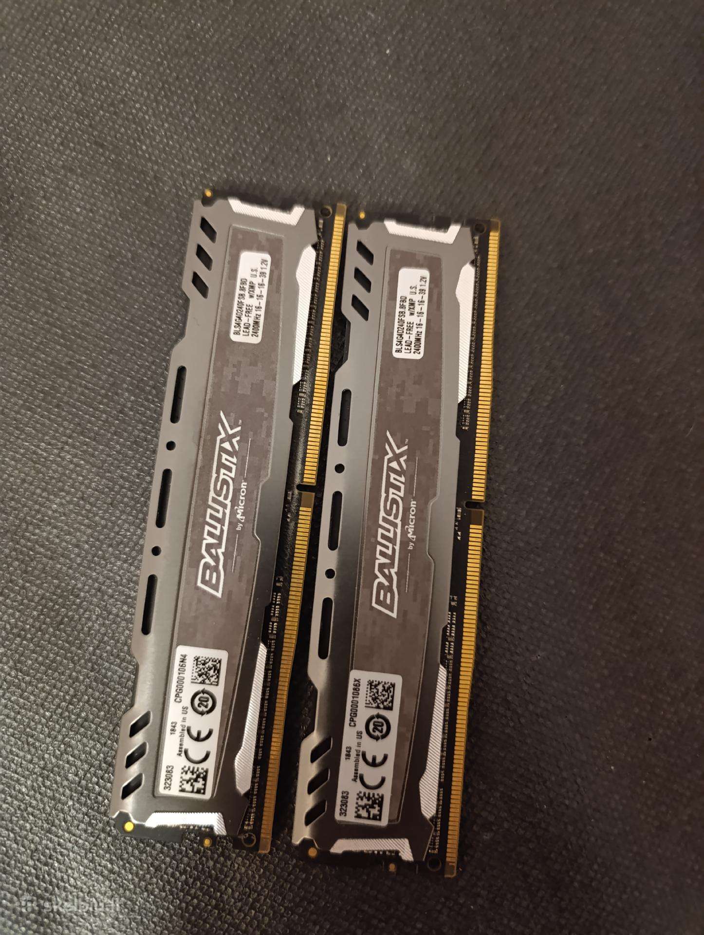 Ddr4 Crucial ballistix 8gb(2x4gb) 2400mhz