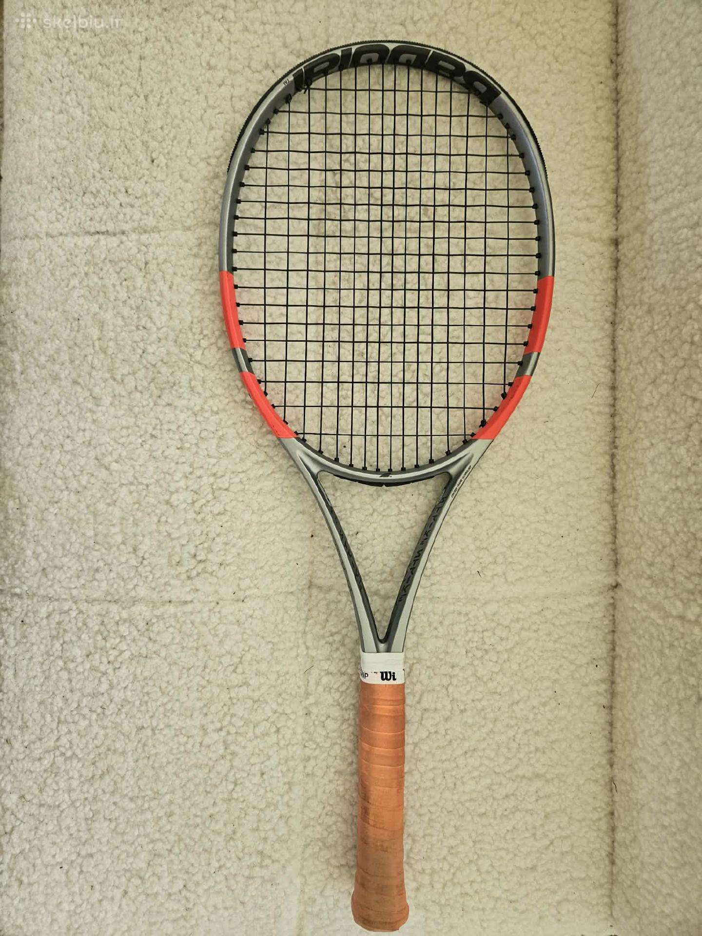 Teniso rakete Babolat Pure Strike 100 + stygos