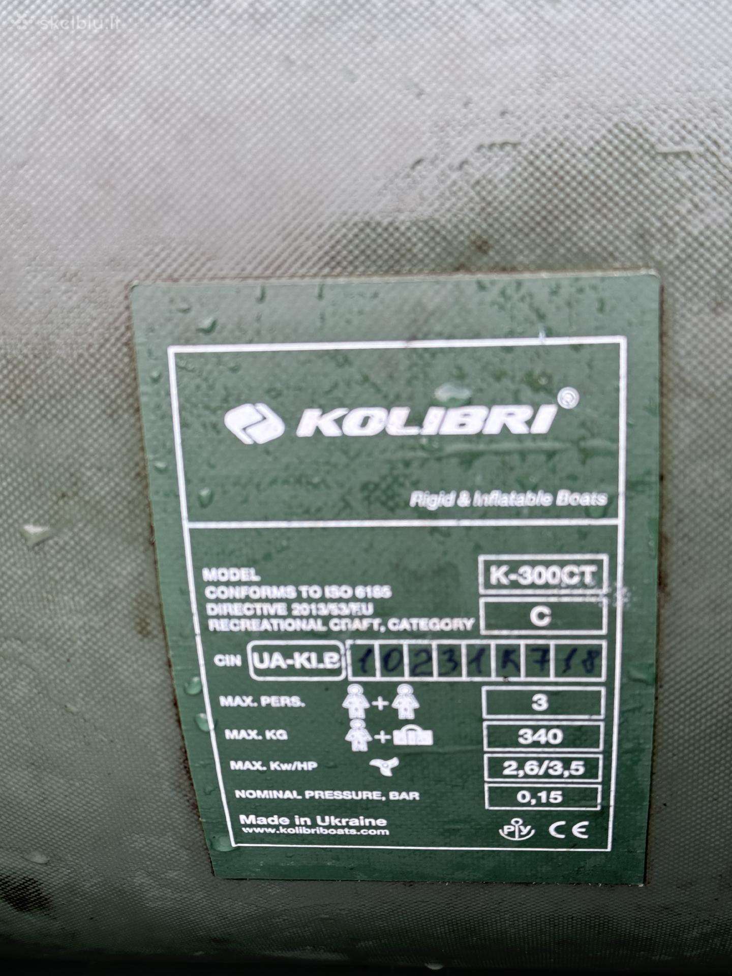 Kolibri, inflatable boats