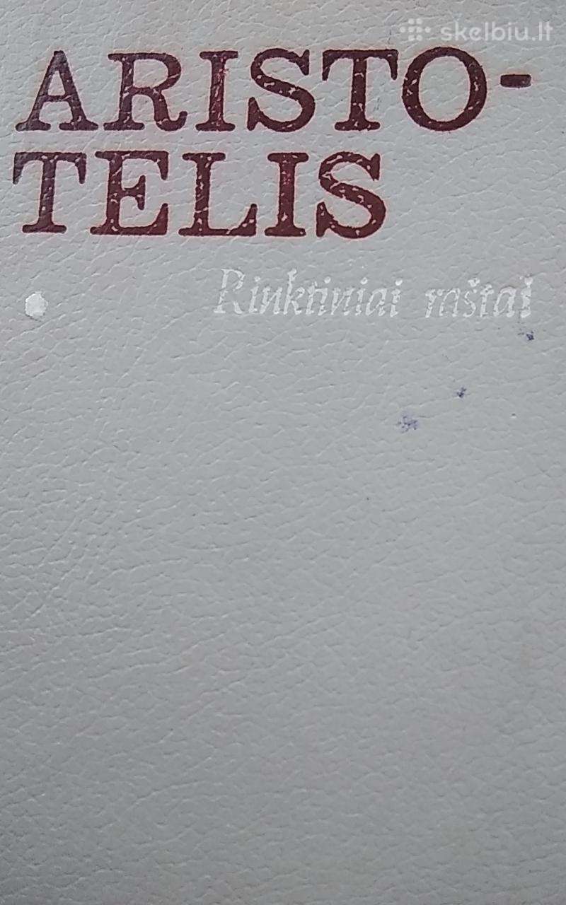 Aristotelis. Rinktiniai raštai