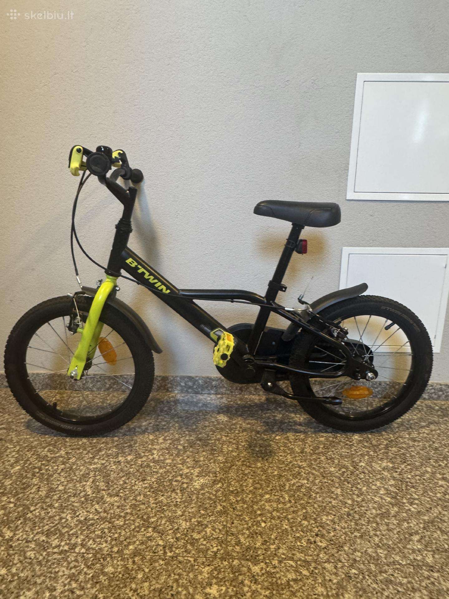 Parduodamas Btwin 16" vaikiškas dviratis 100 Inui