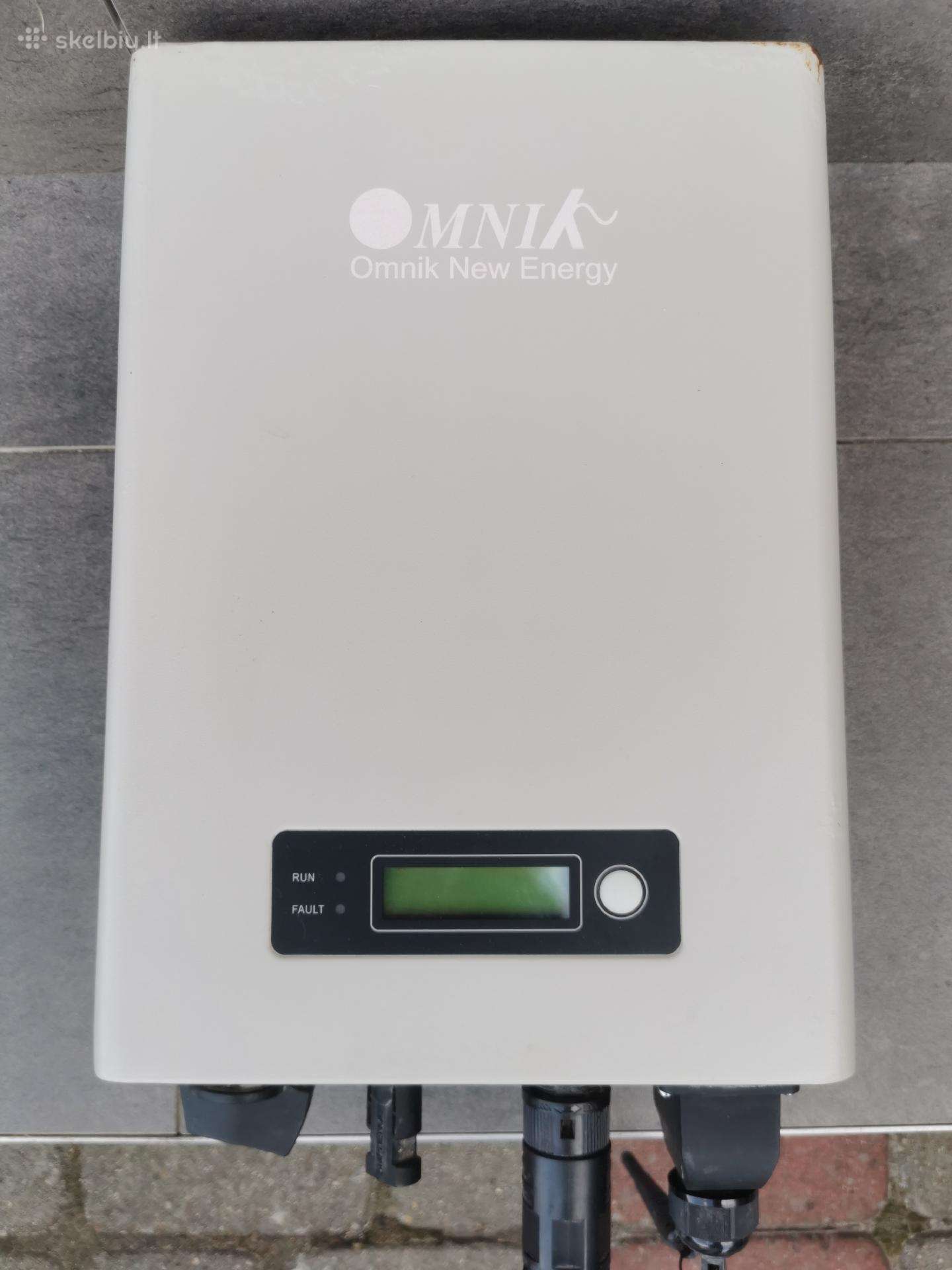 3 kw vienfazis saulės inverteris „omniksol-3k-tl3"
