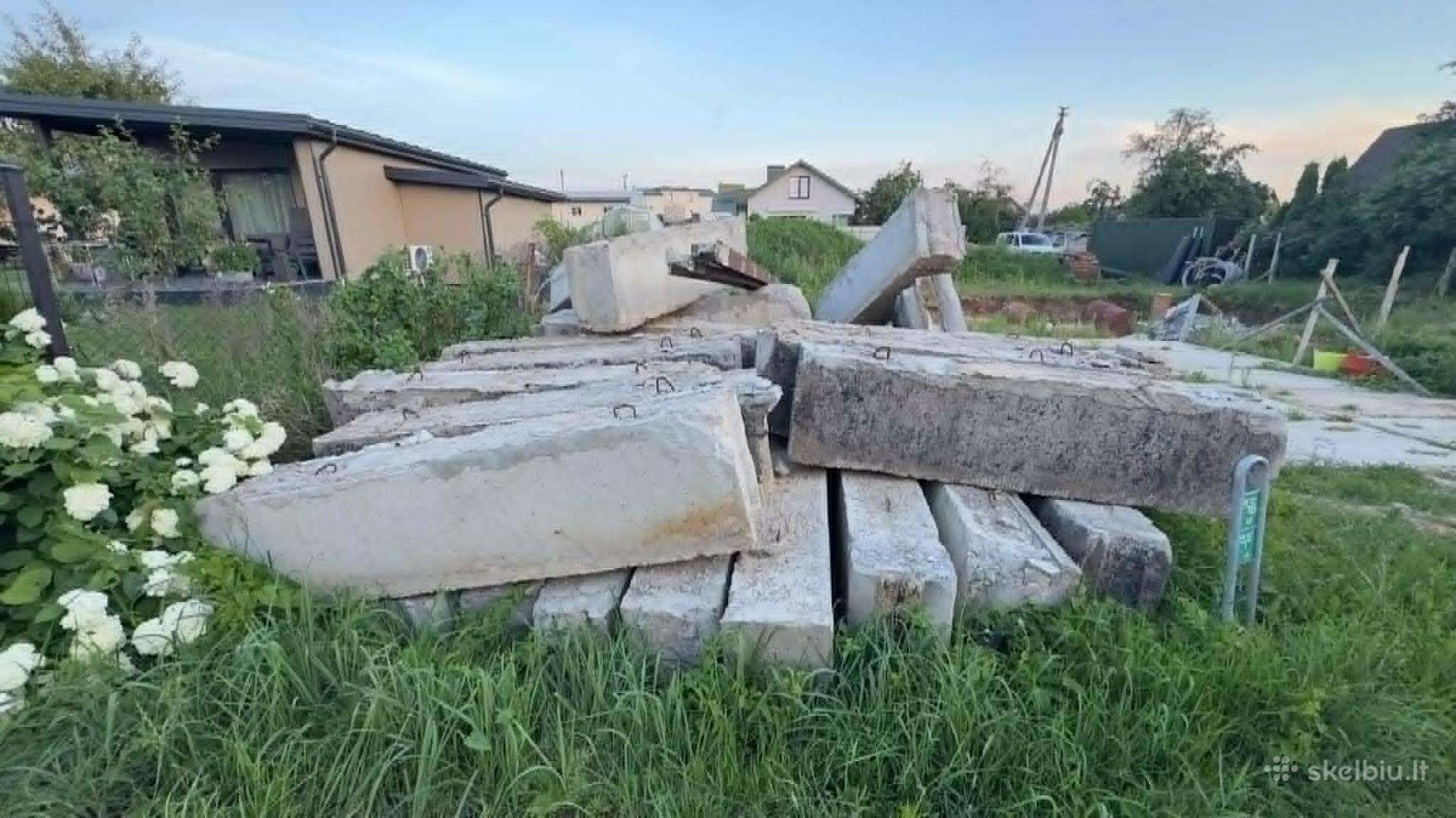 Betoniniai blokai/ pamatų blokai