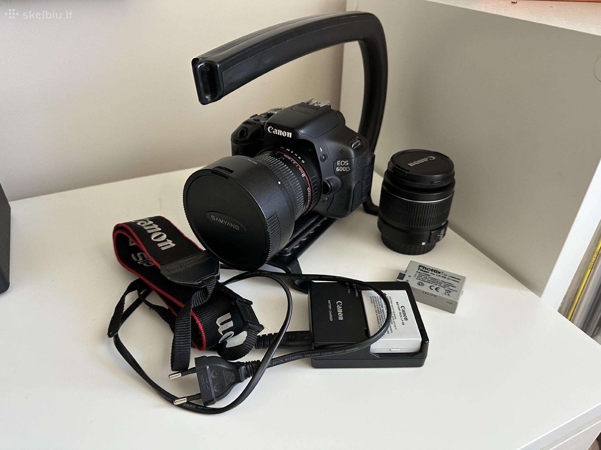 Canon EOS 600d + Samyang 8mm Fisheye + 18-55mm