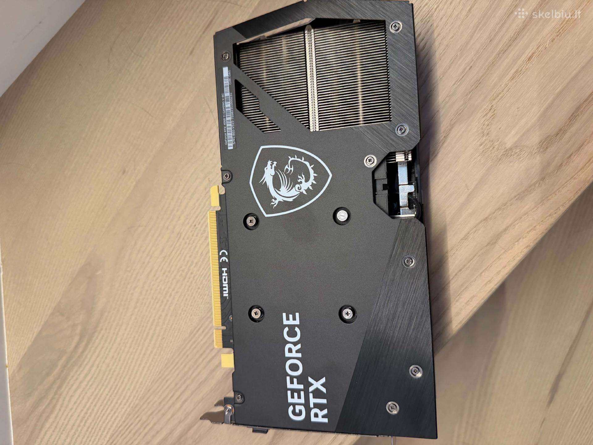 Vaizdo plokštė Msi Geforce Rtx 4060 Ti Gaming X 8g
