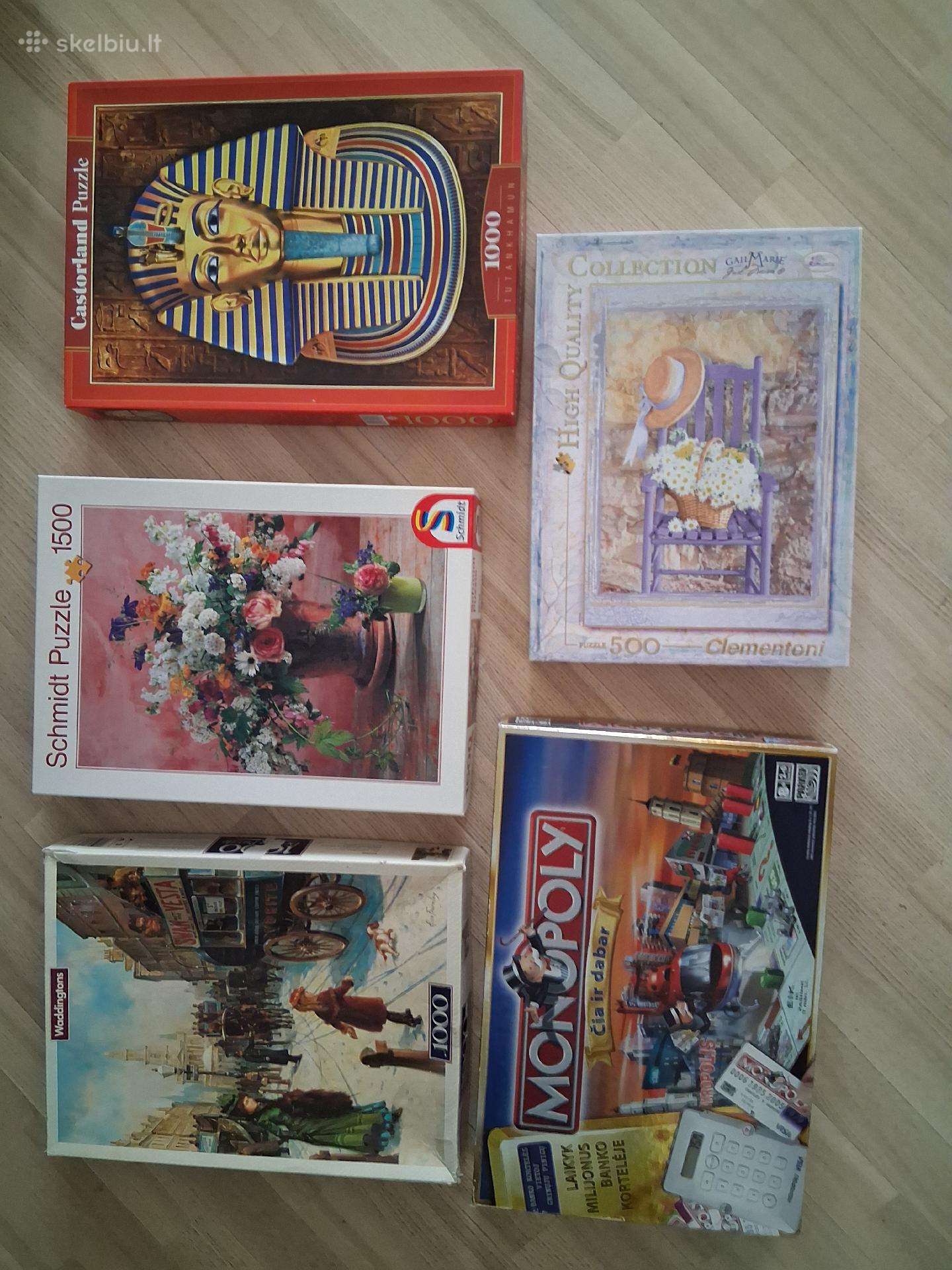 Delionės. Puzzle. Monopolis