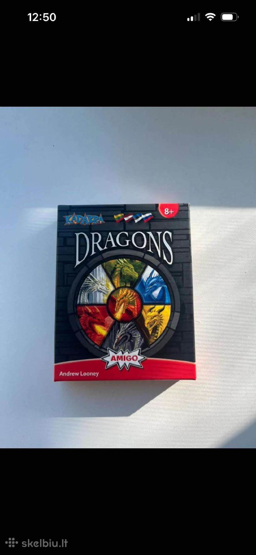 Parduodu stalo žaidimą "Dragons" lietuvių kalba