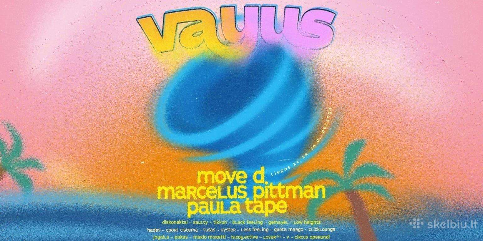 Parduodu 3 bilietus į vayus festivalį Palangoje
