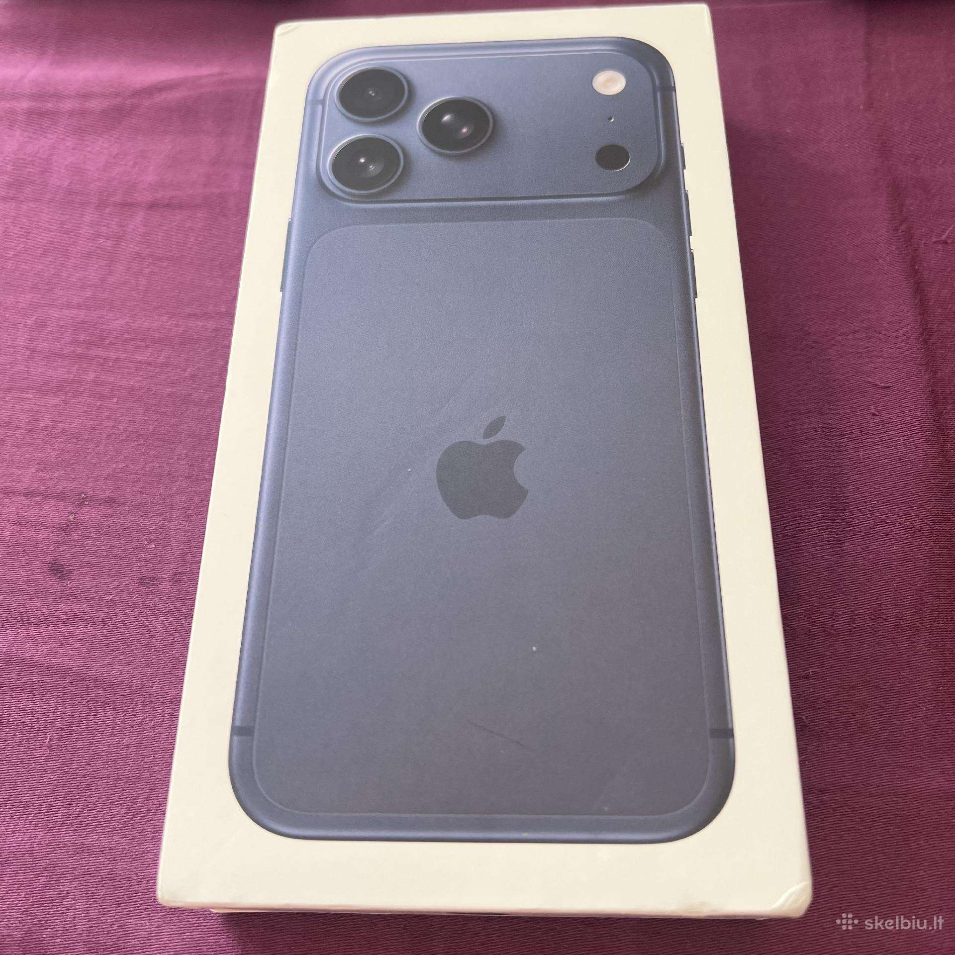 „Apple iPhone 17 Pro Max 256gb Us Esim Tamsiai Mėl