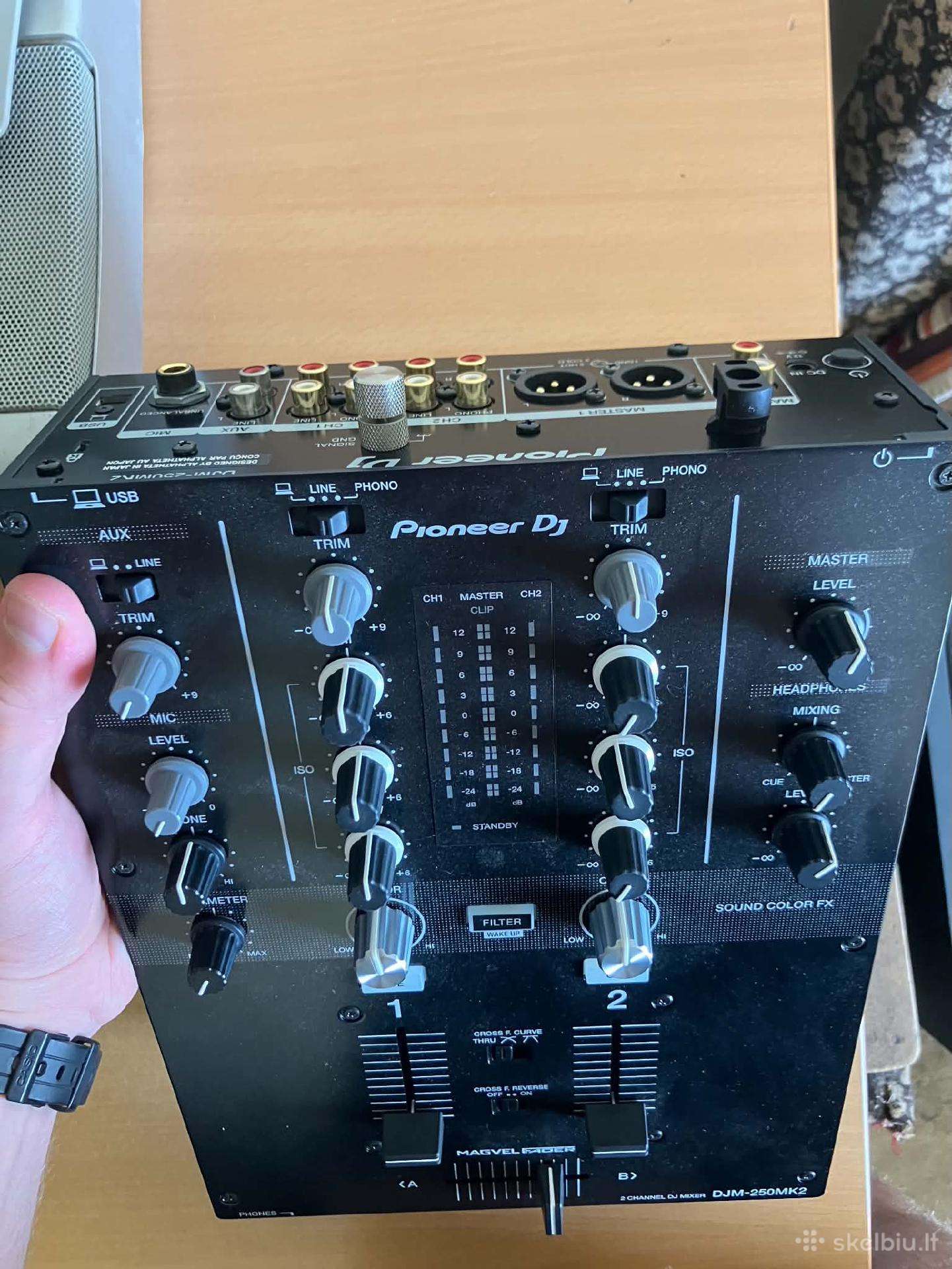 Pioneer Djm-250mk2 mikseri. Būklė nepriek