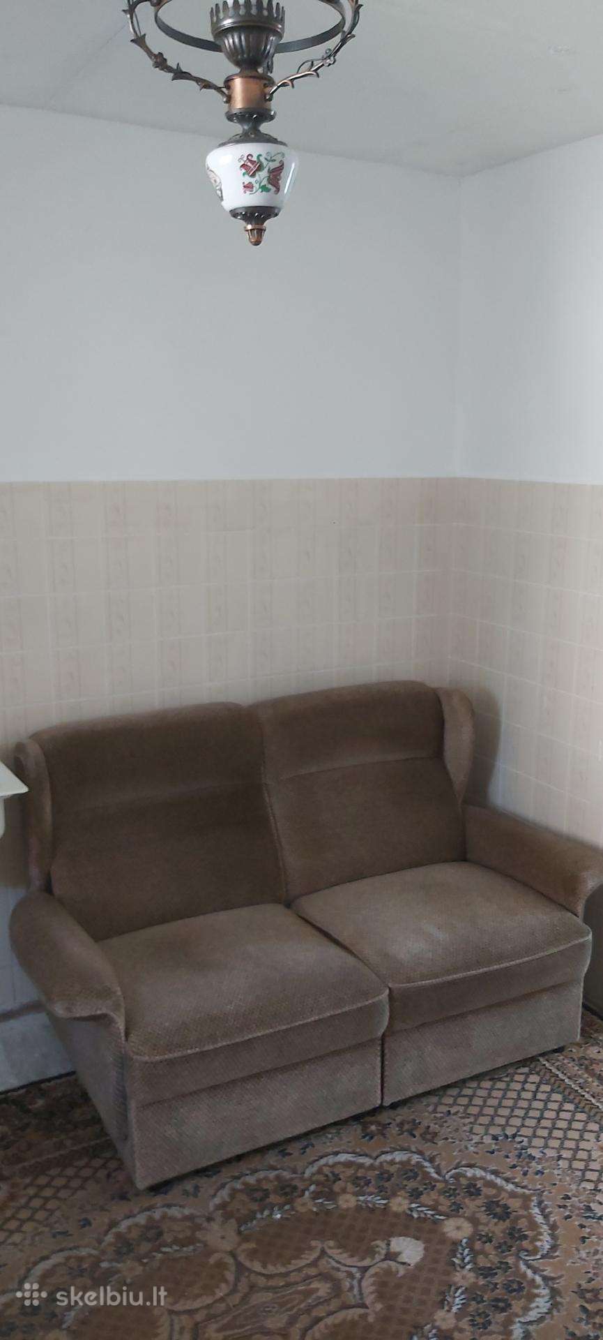 Sofa veliūras nenutrintas