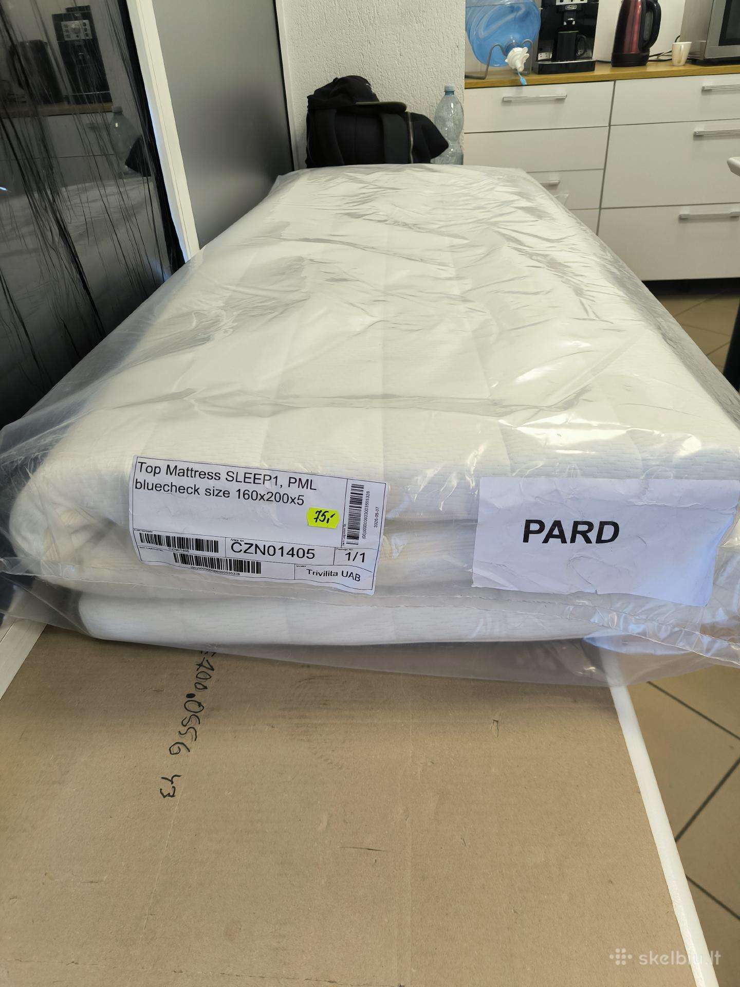 Naujas poroloninis antčiužinis 160cm pločio