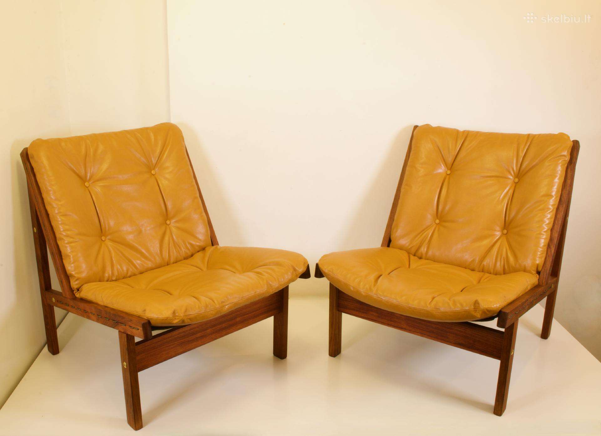 Mid century krėslų/kėdžių komplektai