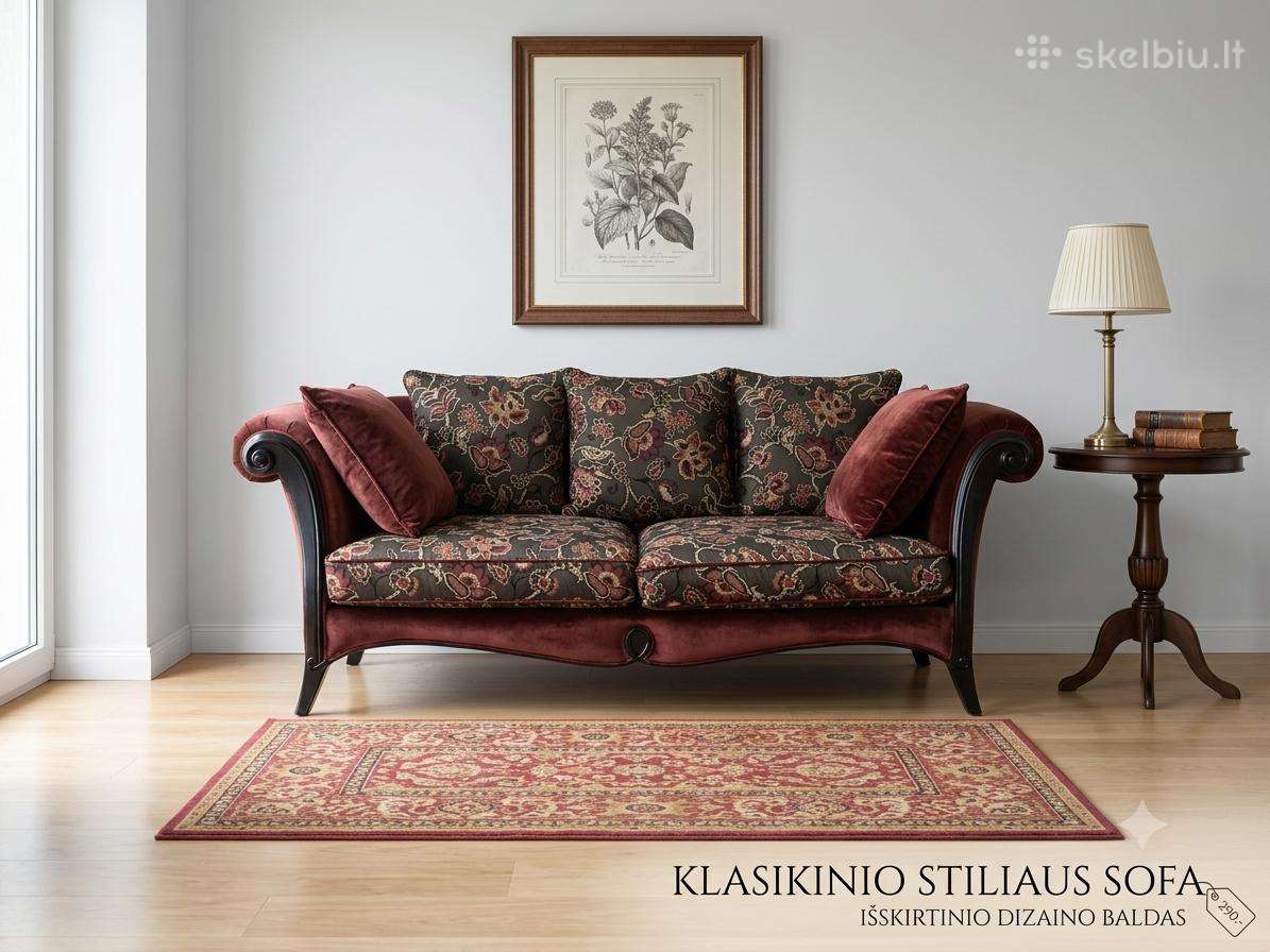 Parduodama Klasikinio Stiliaus Sofa