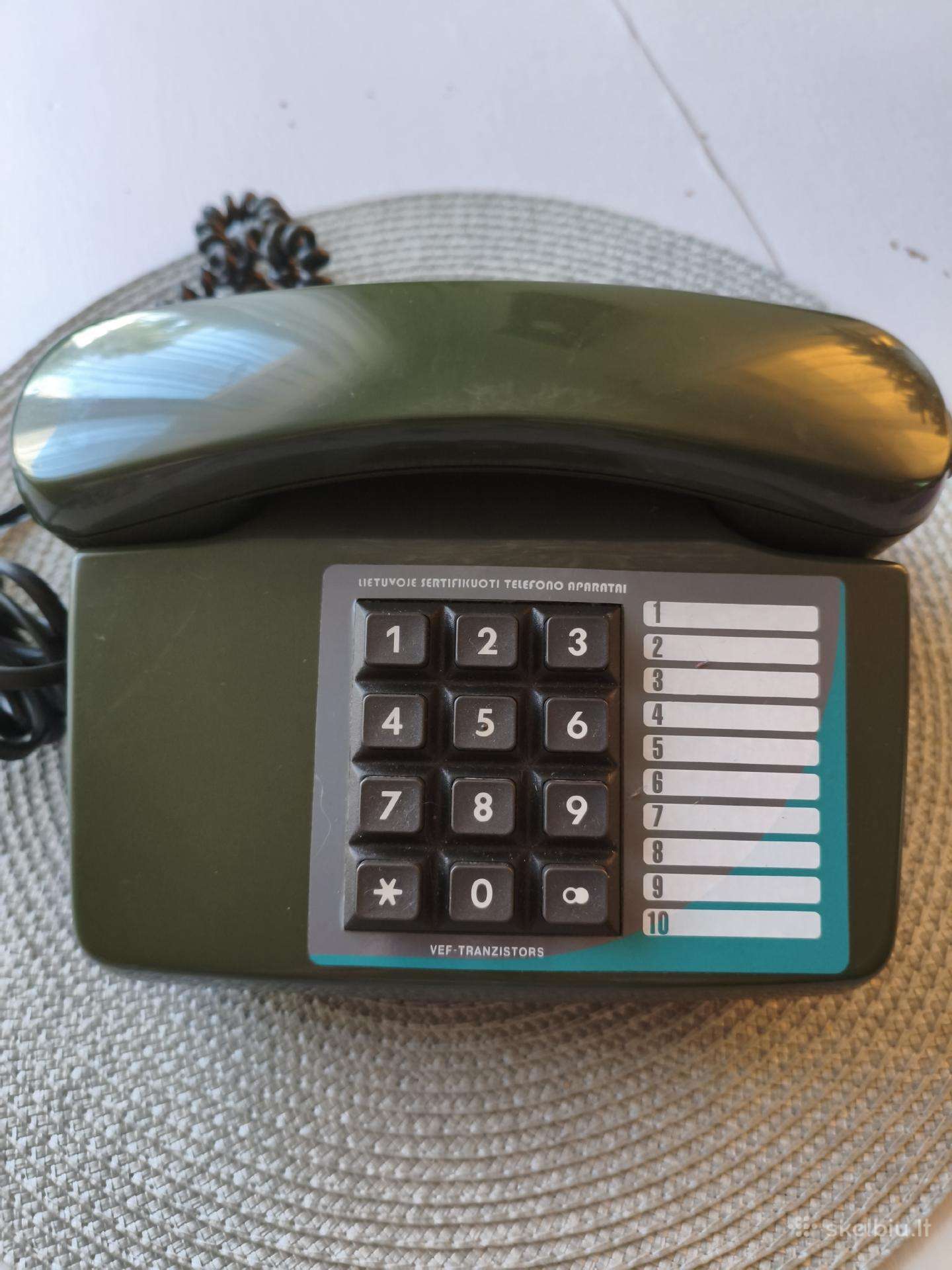 Vintažinis telefonas Vef