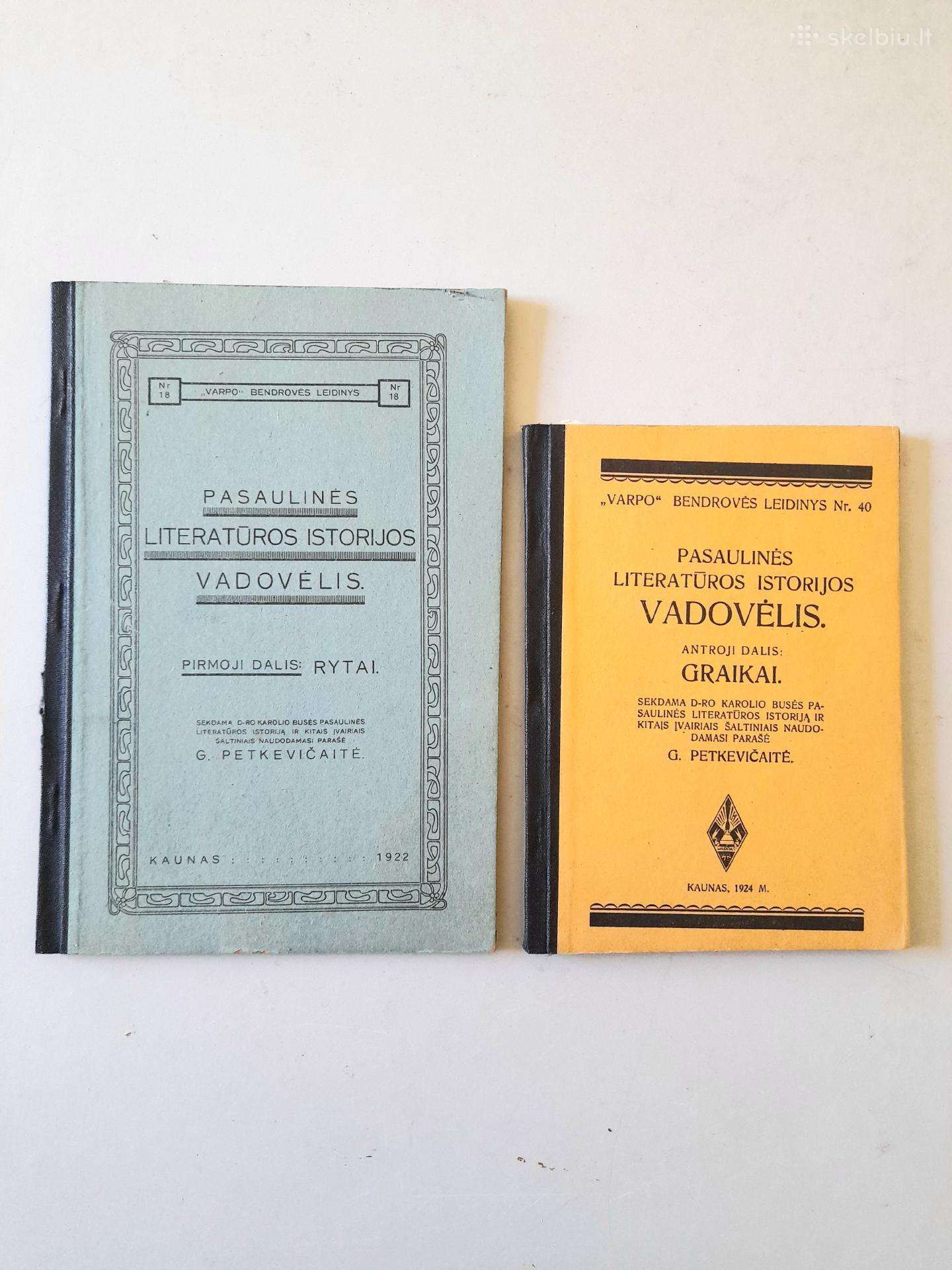 Šimtamečiai "Varpo" b-vės leidiniai 1924m.