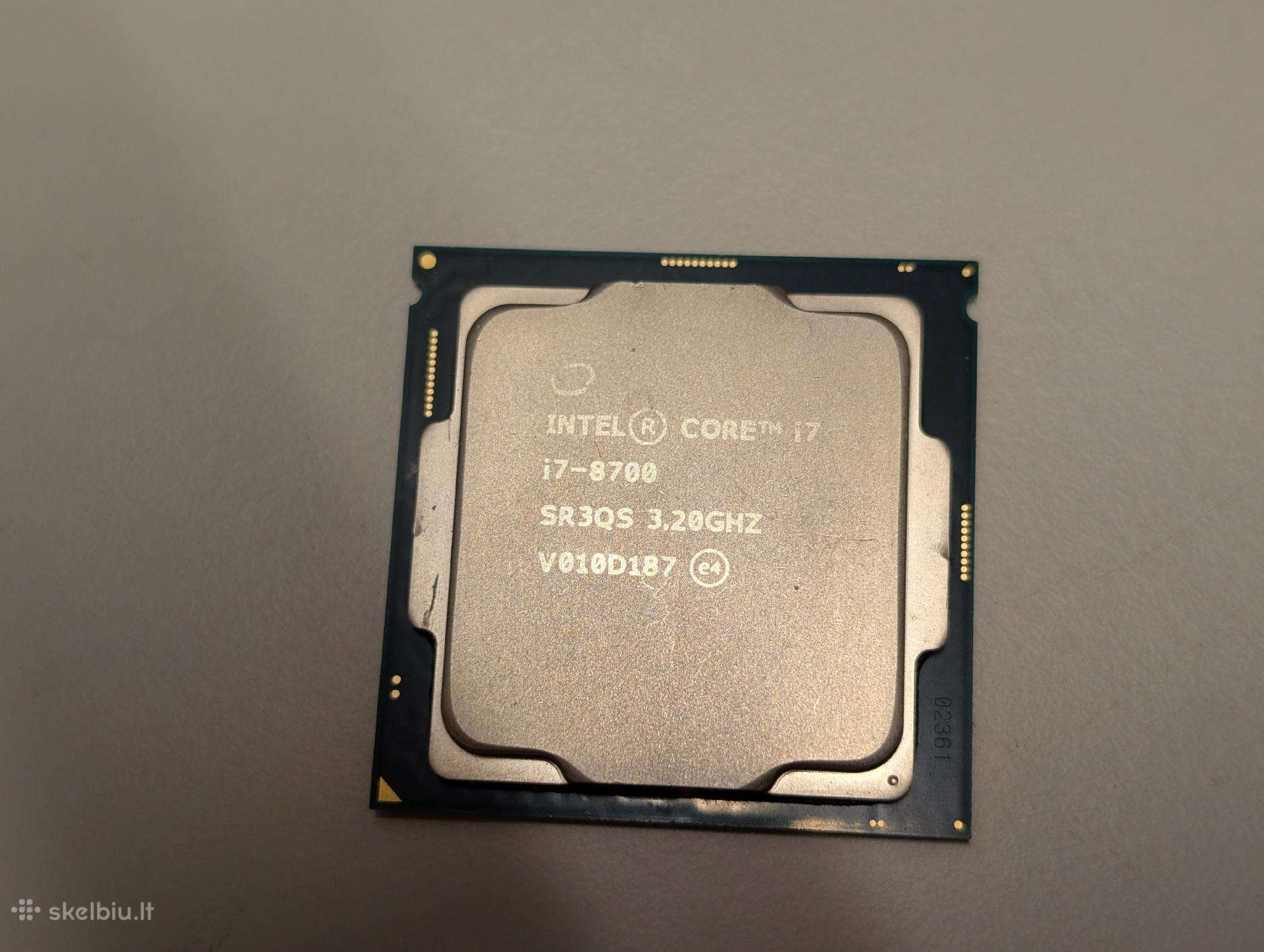 I7 8700 procesorius