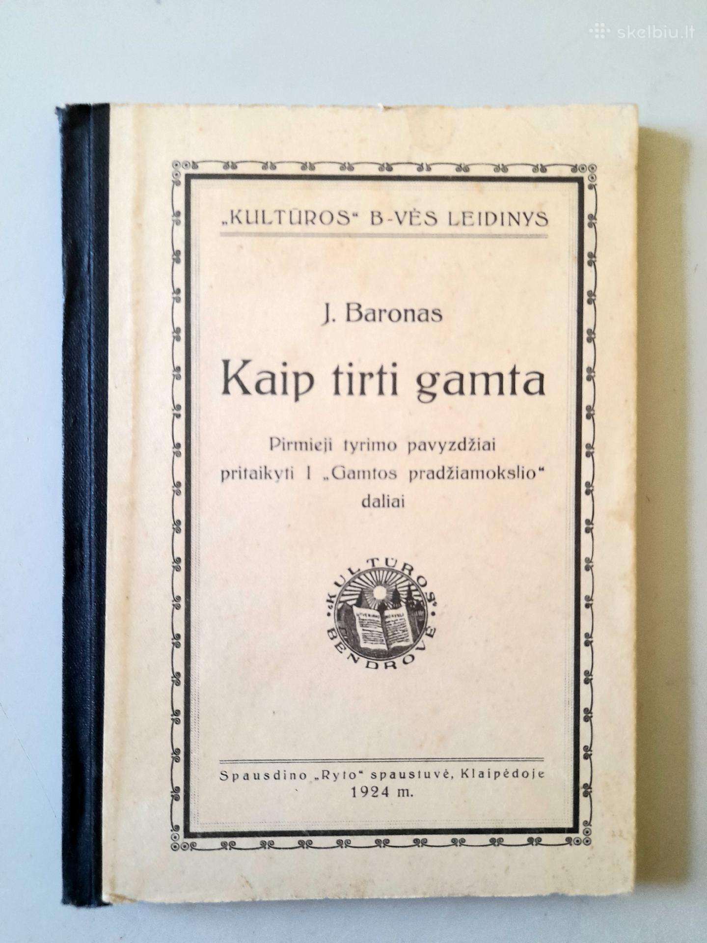 "Kap Tirti Gamta" 1924m
