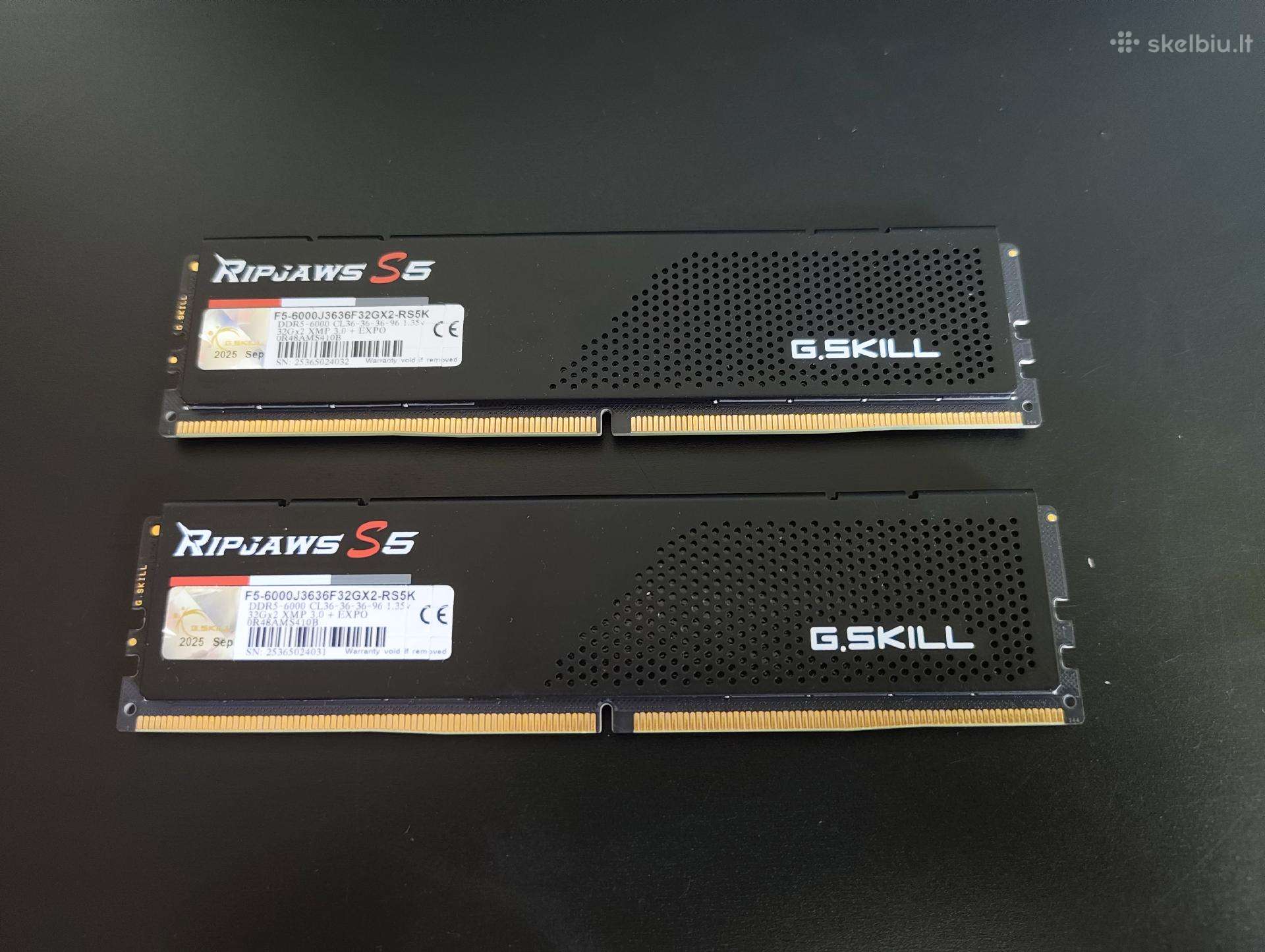 Ddr5 RAM 2 x 32gb 6000mhz 64gb
