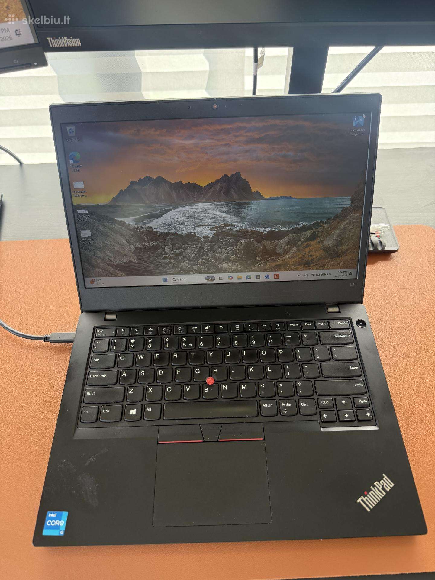 Lenovo Thinkpad L14 Gen 2 i5 16gb 256gb