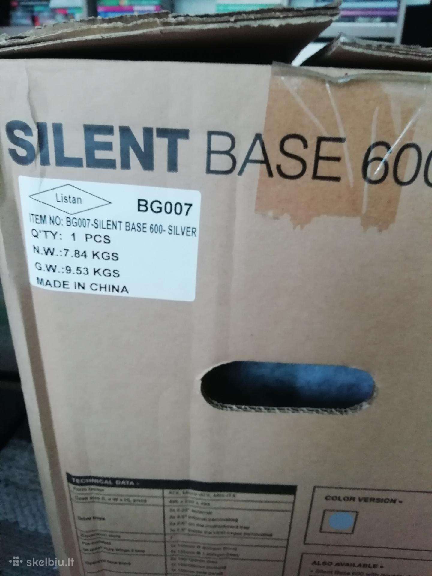 Parduodu komp korpusa Be quiet Silent Base 600