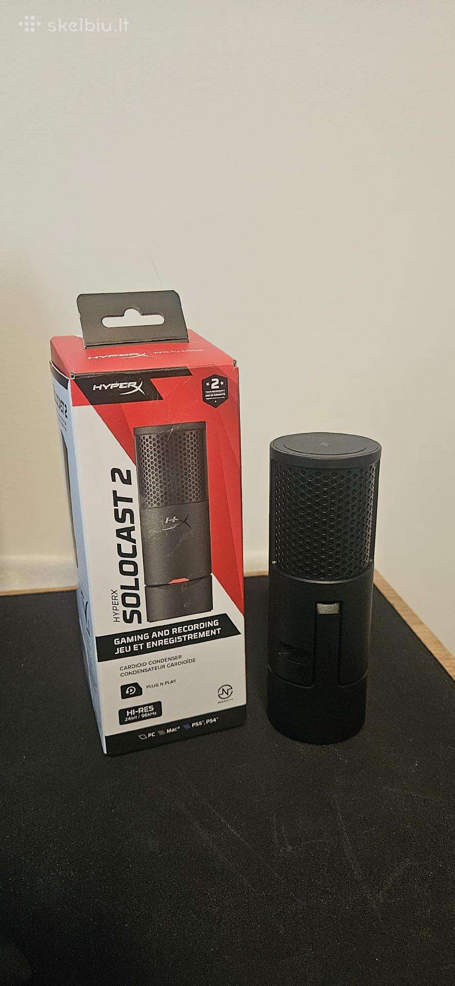 Hyper X Solocast 2 Usb + stovas
