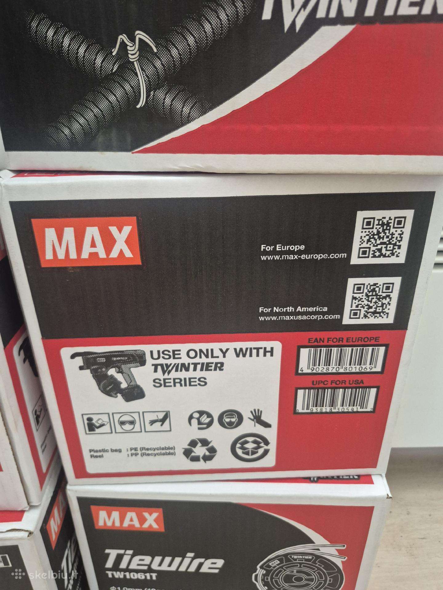 Tiewire max rišimo viela