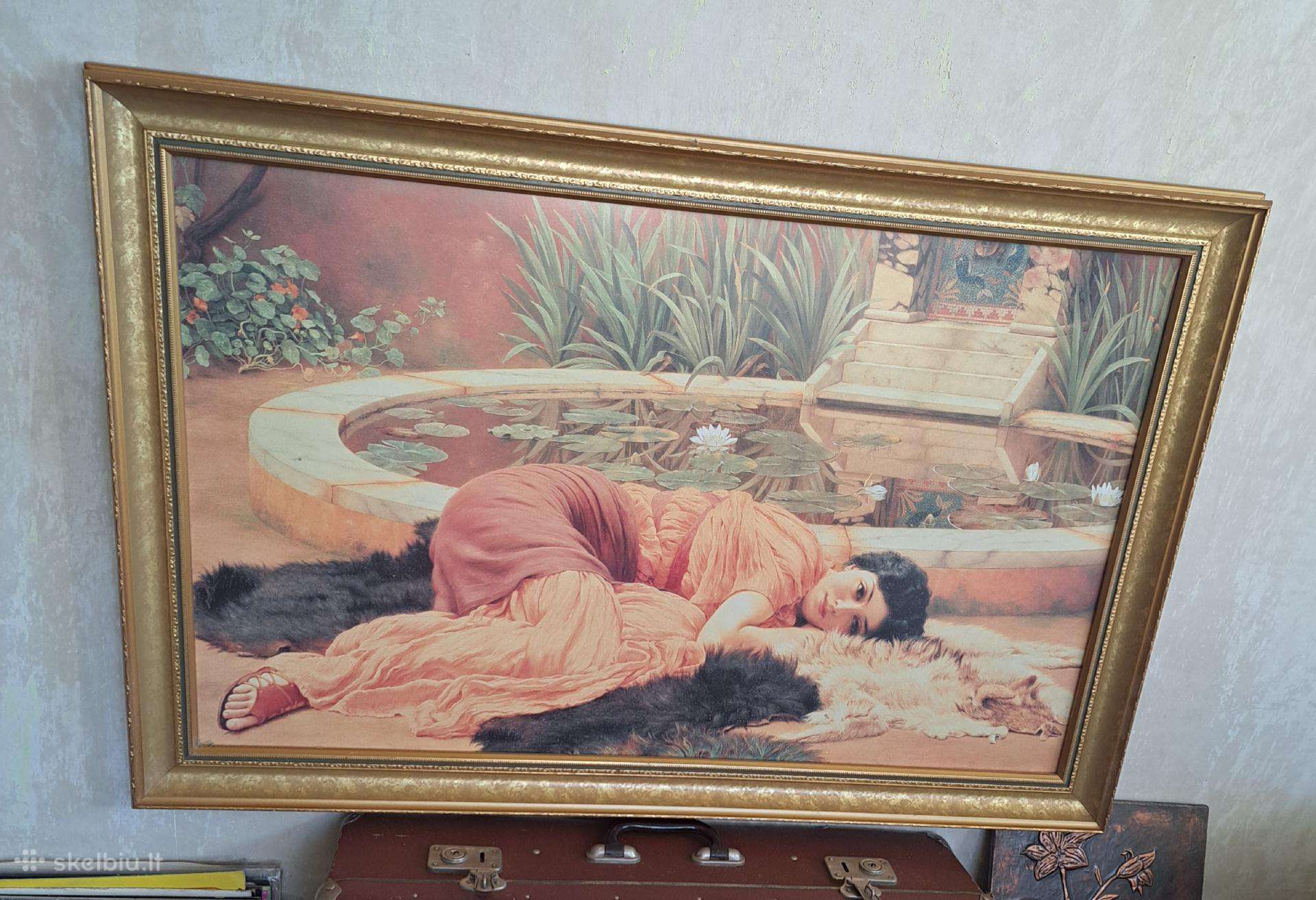 Prabangus paveikslas „Dolce far Niente“ reprodukc.