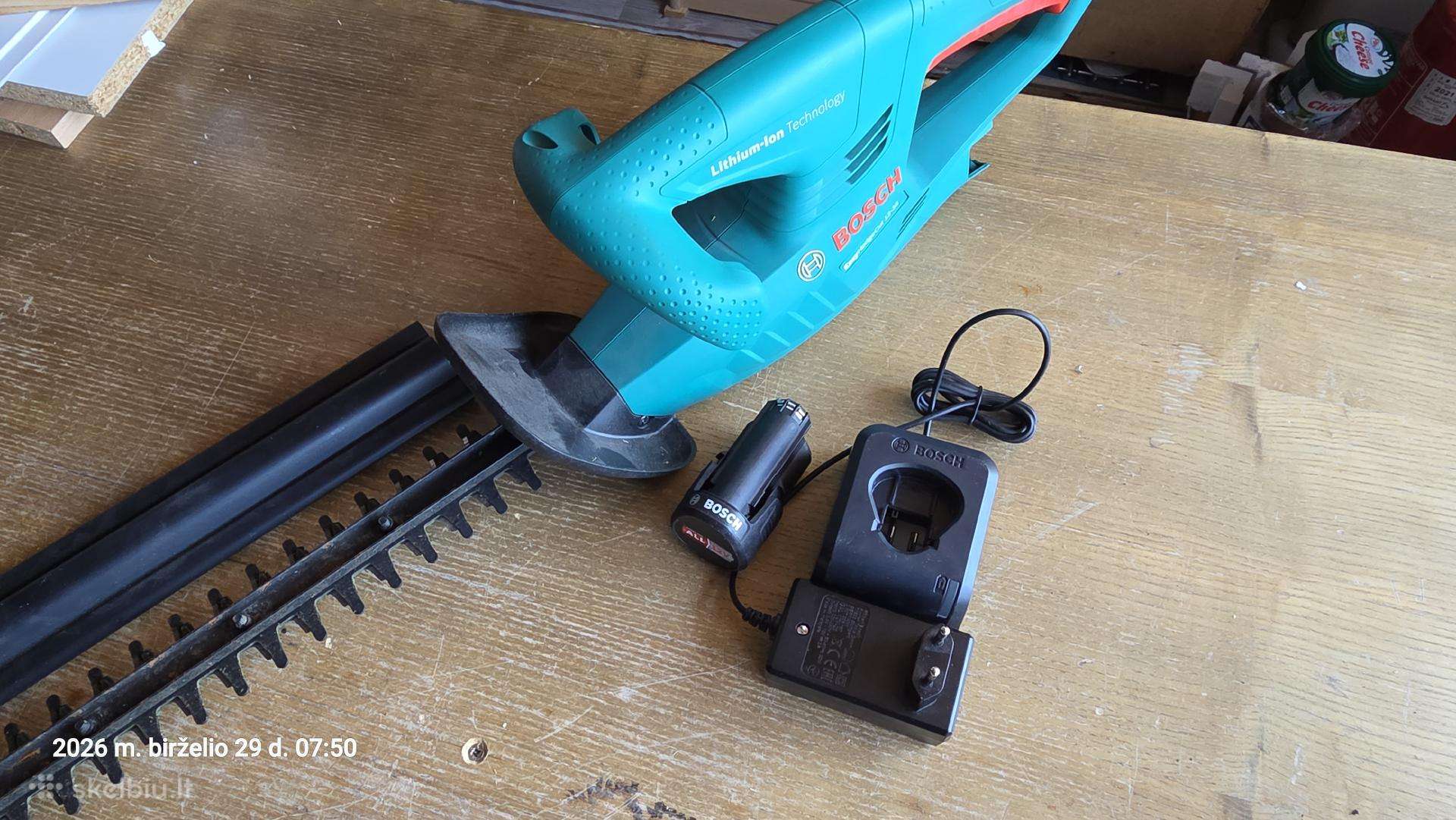 Bosch akumuliatorines gyvatvores zirrkles