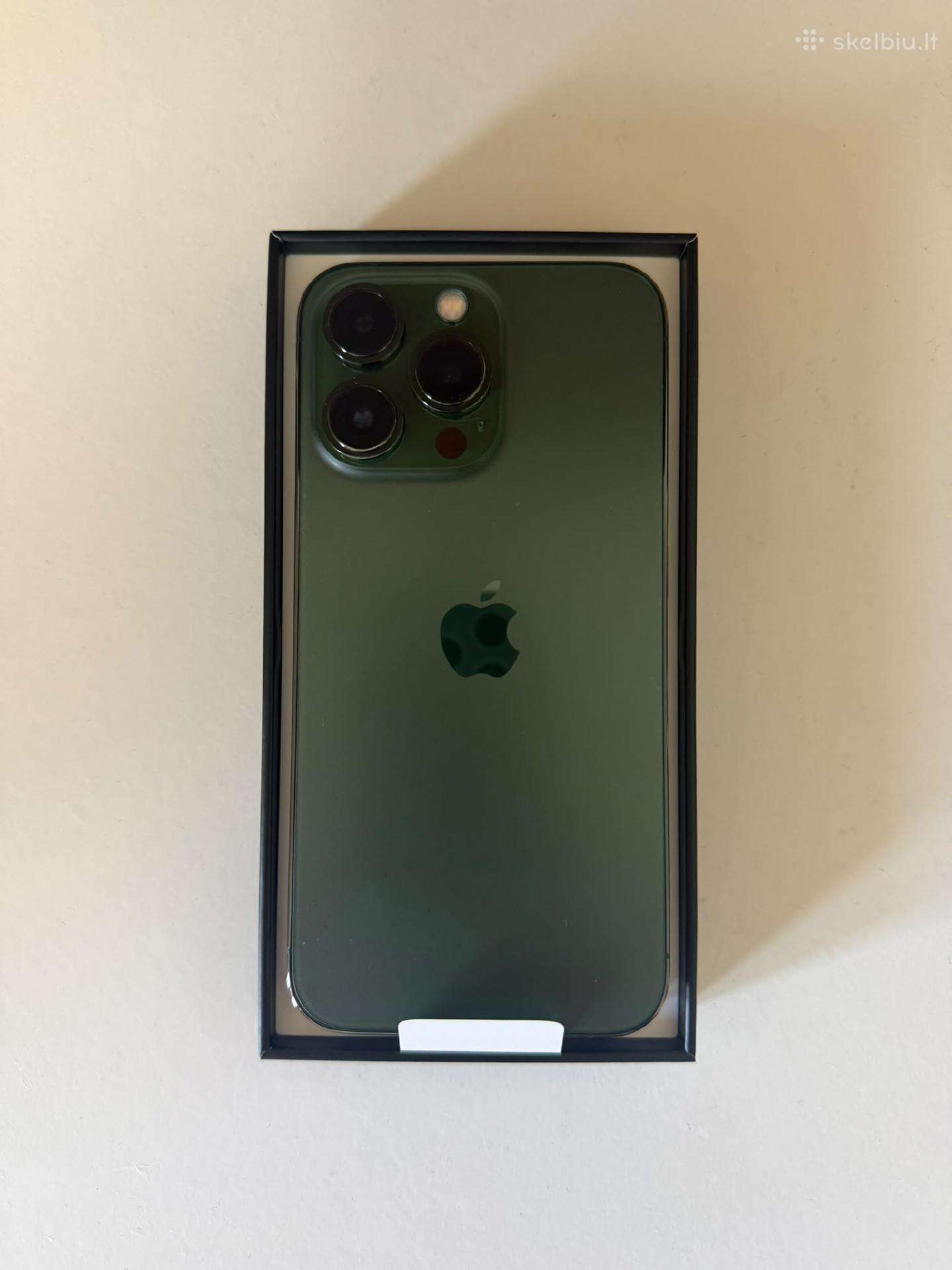 Parduodu iPhone 13 Pro 256 GB (tamsiai žalios)