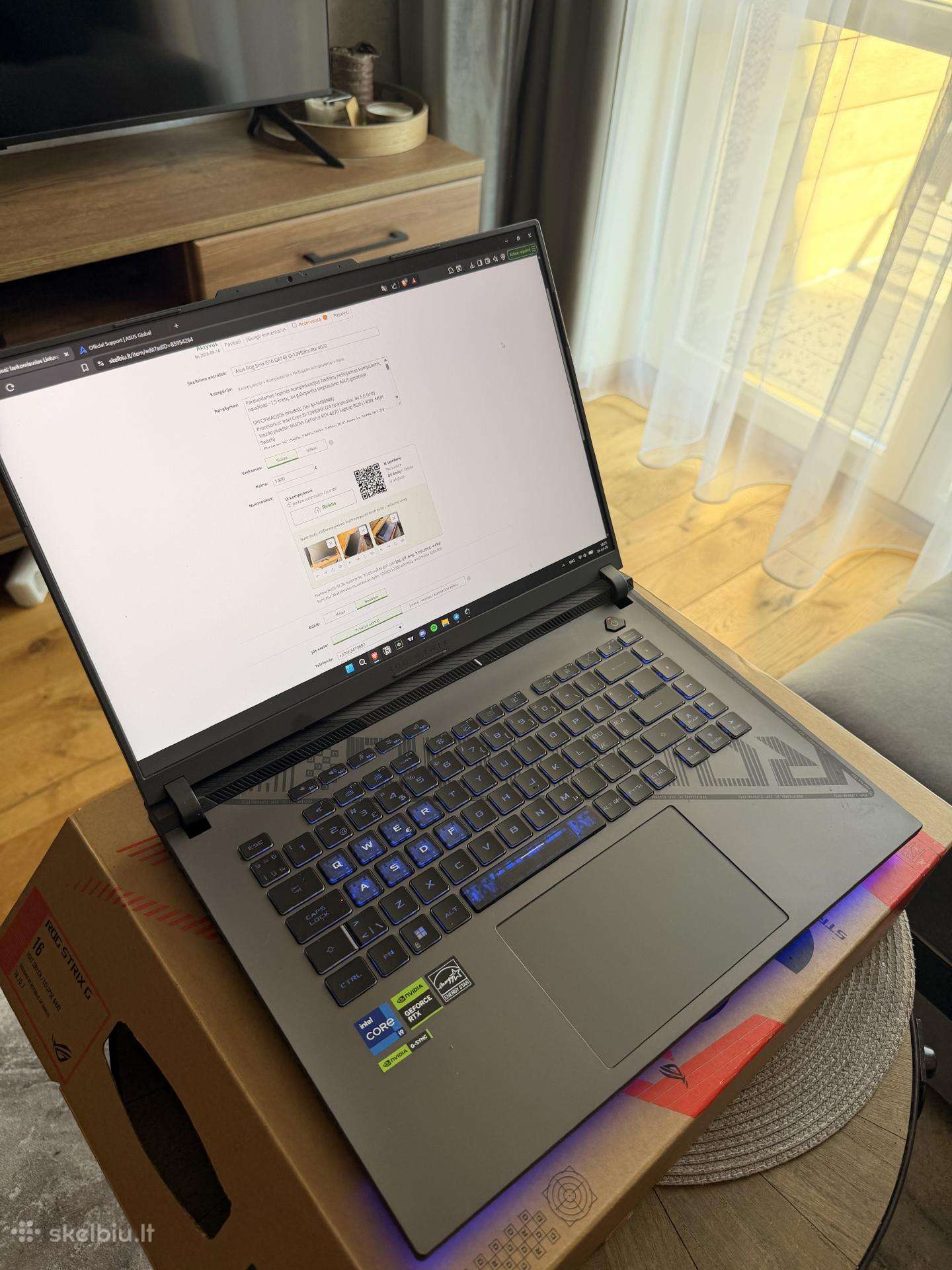 Asus Rog Strix G16 G614ji i9-13980hx Rtx 4070