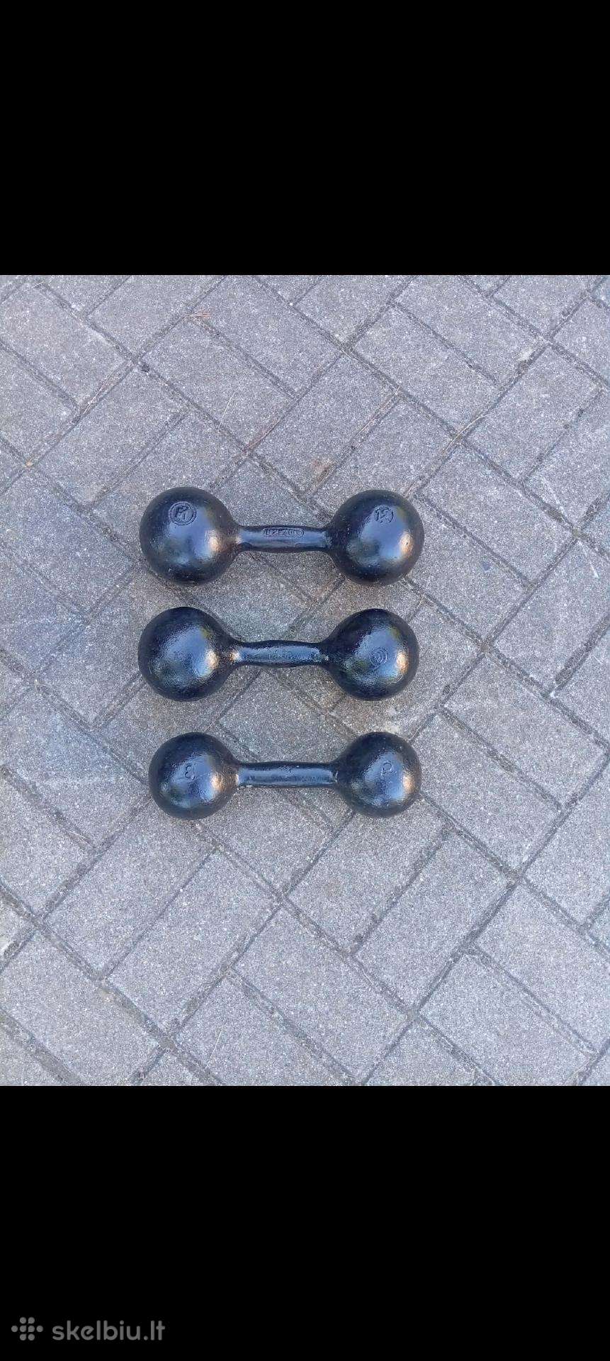 12-10-8 kg.po 1vnt.geri hanteliai