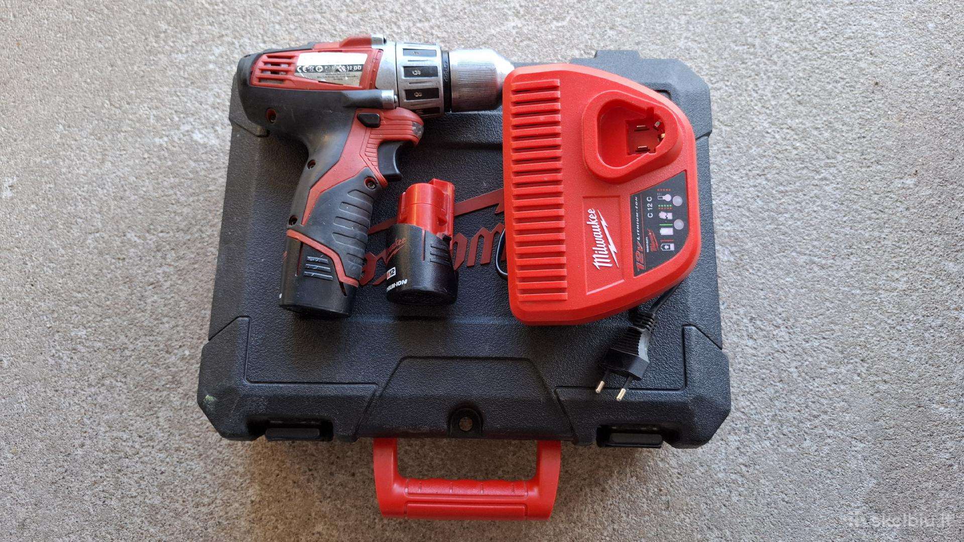 Akumuliatorinis suktuvas Milwaukee C12dd