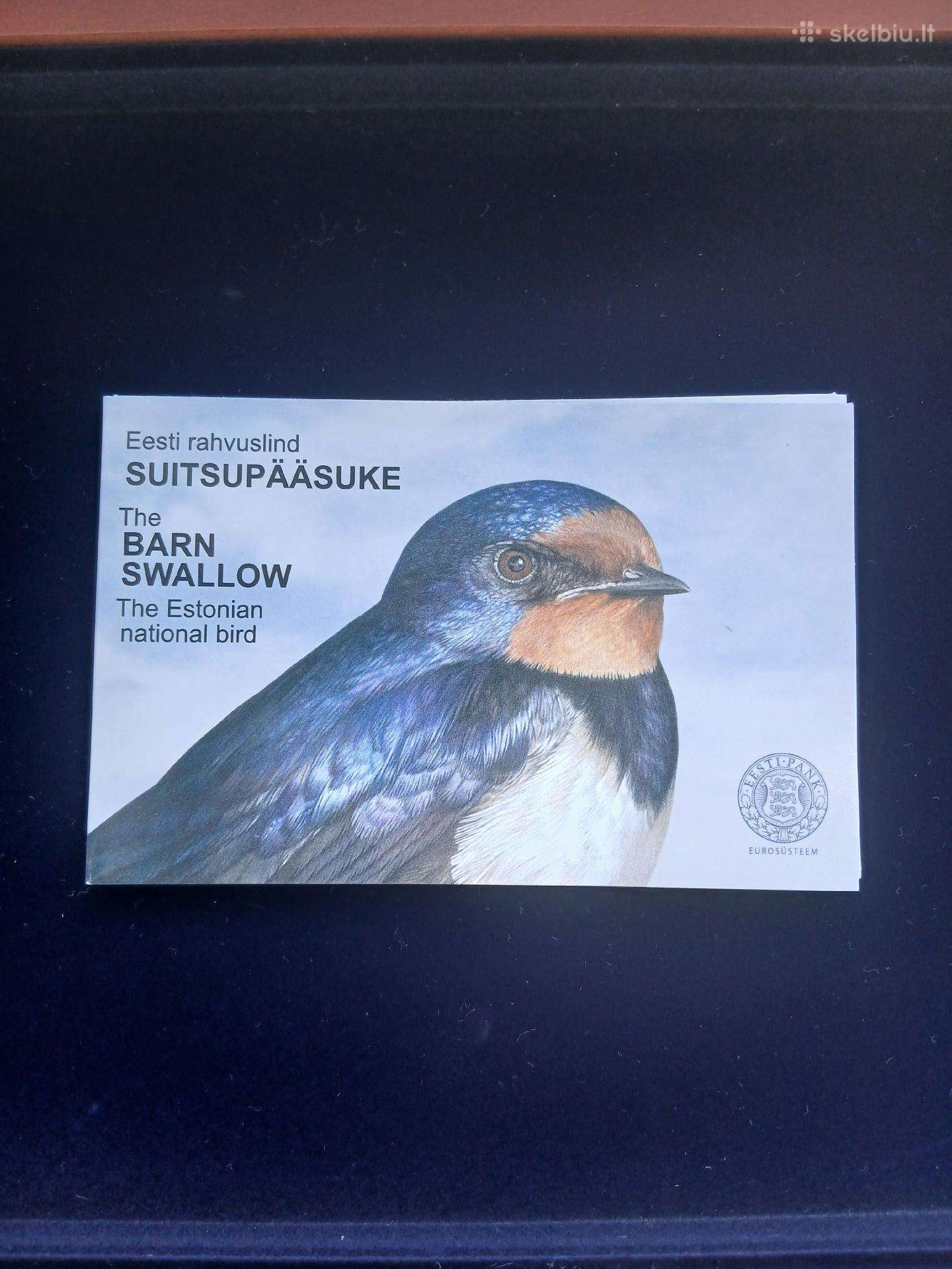 Estonija 2 eur The Estonian national bird