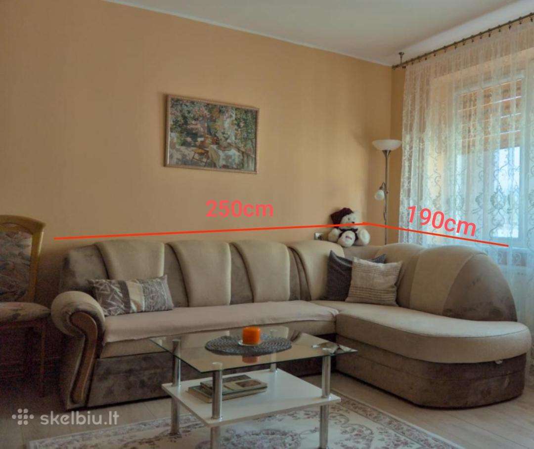 Markista minkšas baldas - kampas, sofa lova kampas