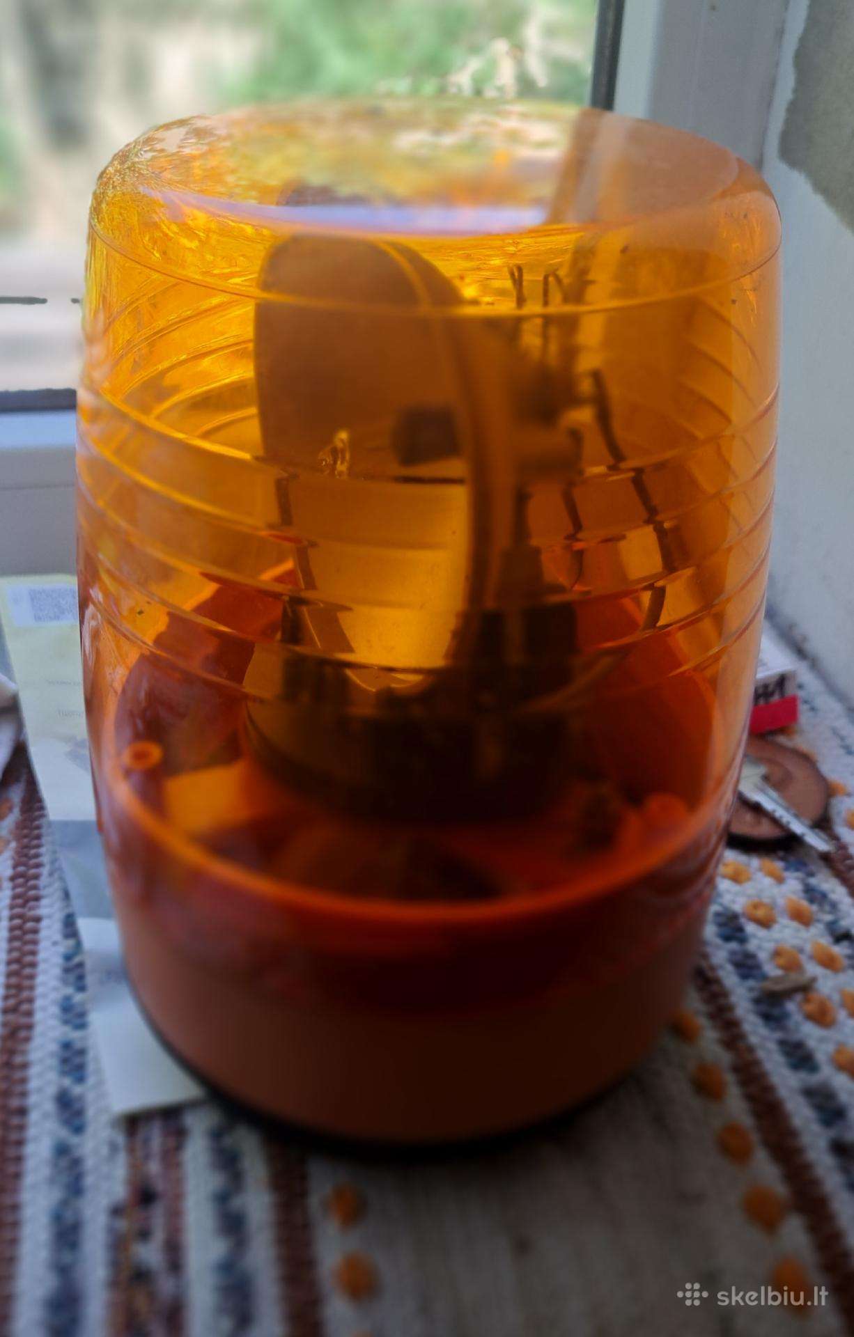 Vintažinis oranžinis švyturėlis mirgalkis
