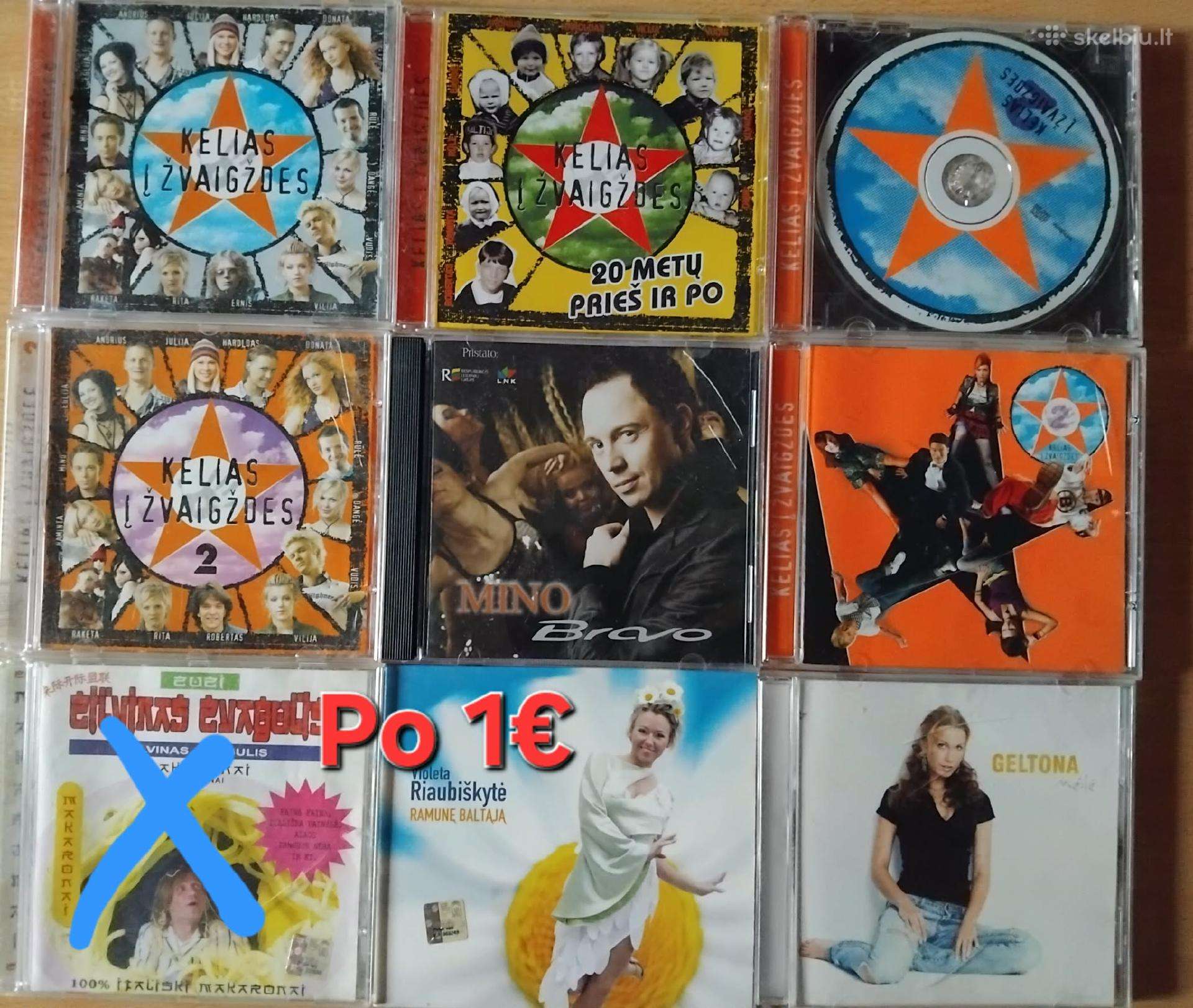 Kelias į žvaigždes, Mino, Geltona, Riaubiškytė CD