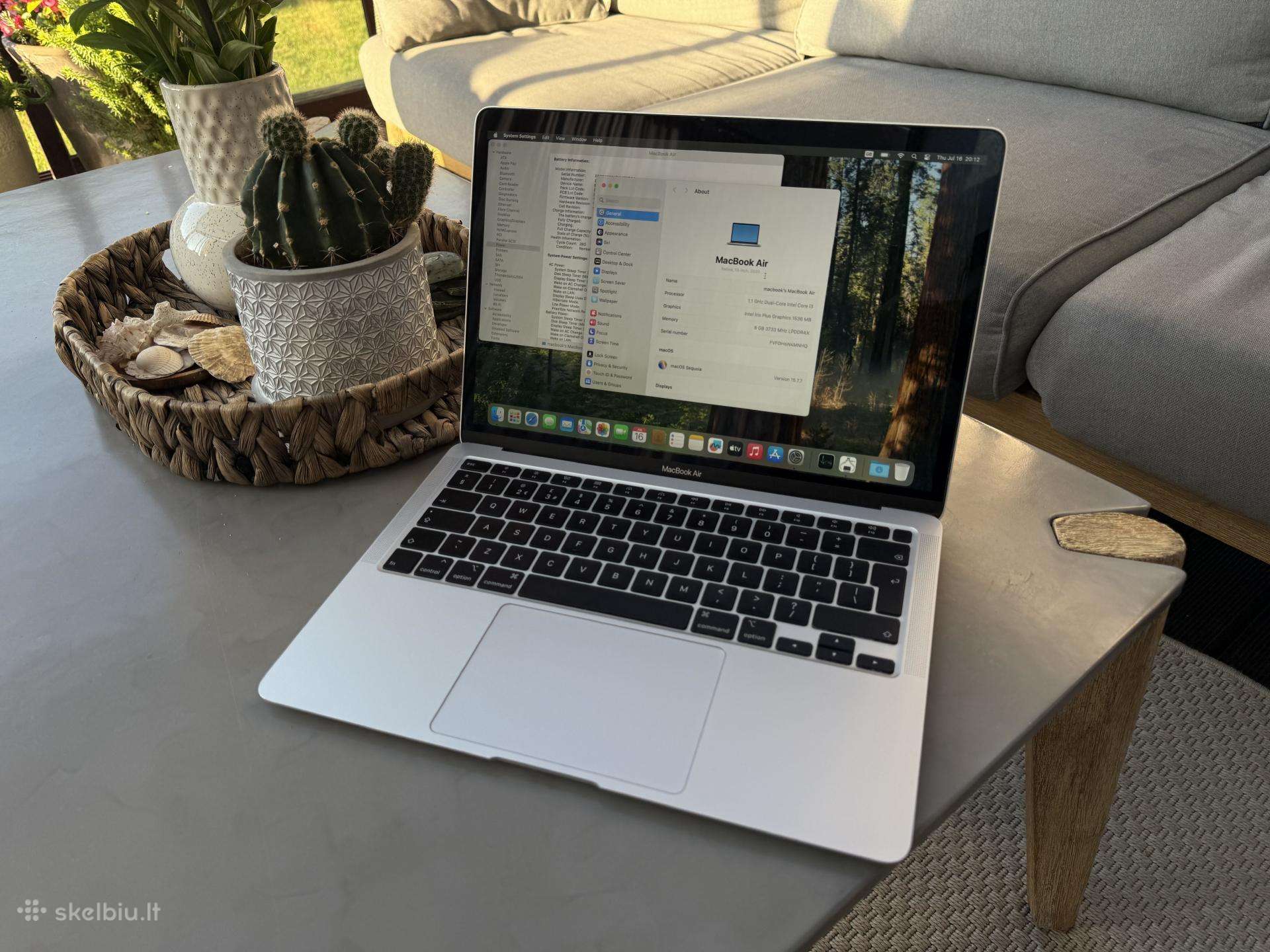 Apple MacBook Air 2020 13" i3 1.1/8gb/256gb