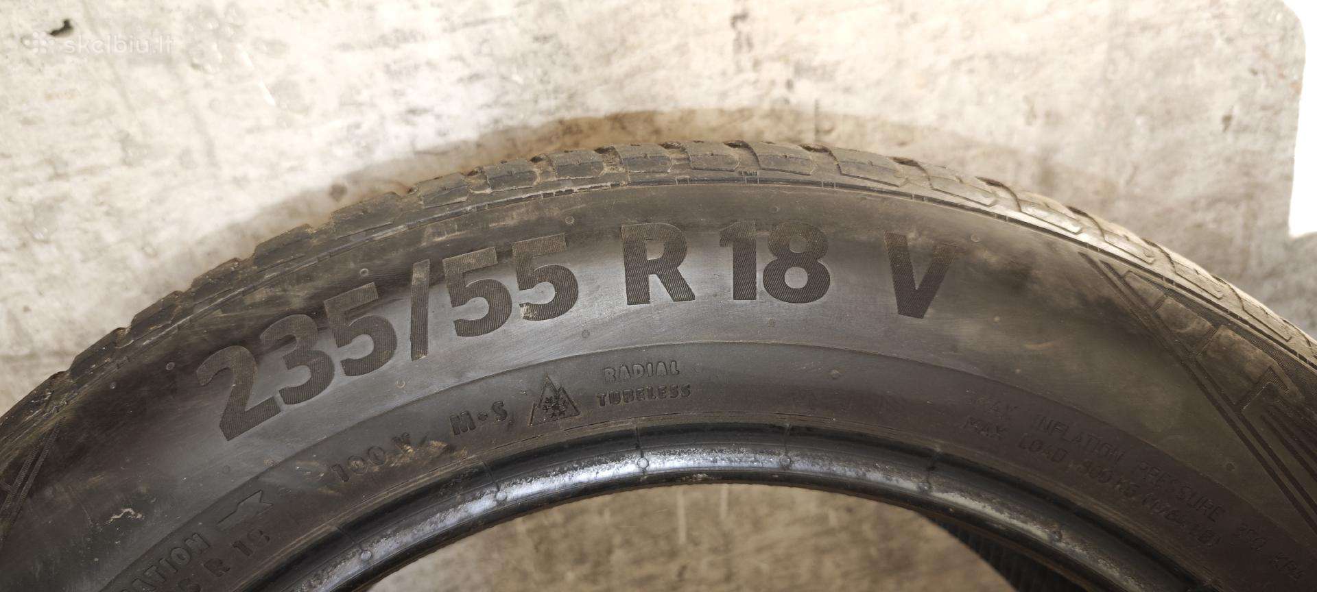 Continental, всесезонные 235/55 R18