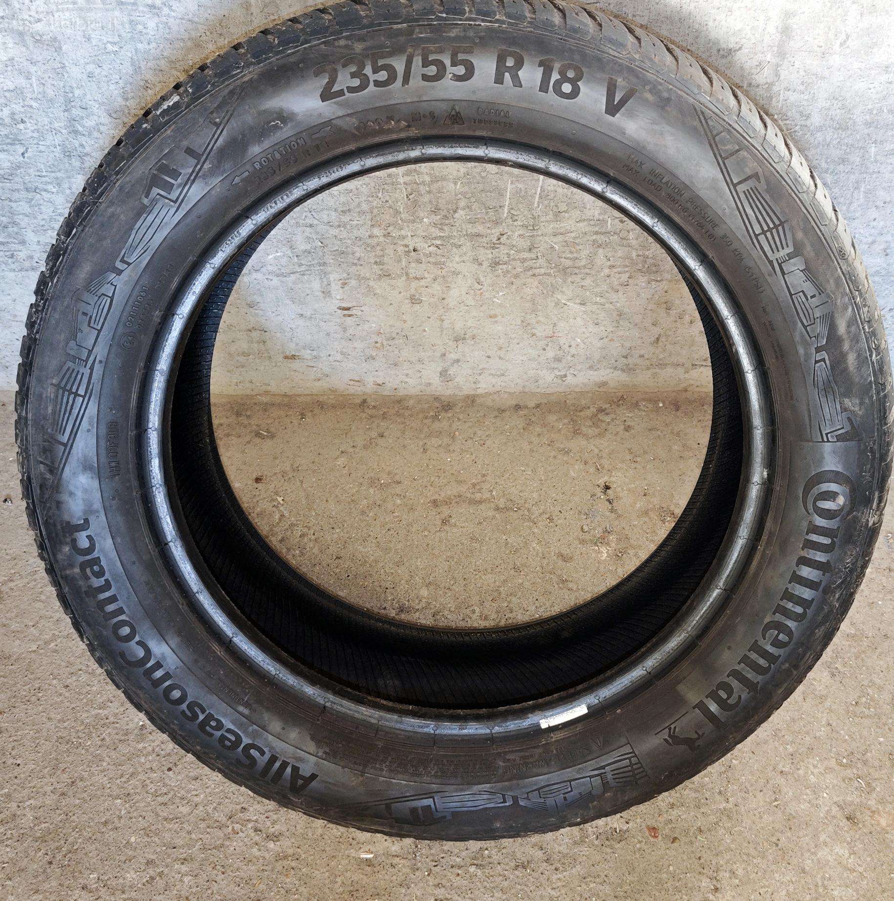 Continental, всесезонные 235/55 R18