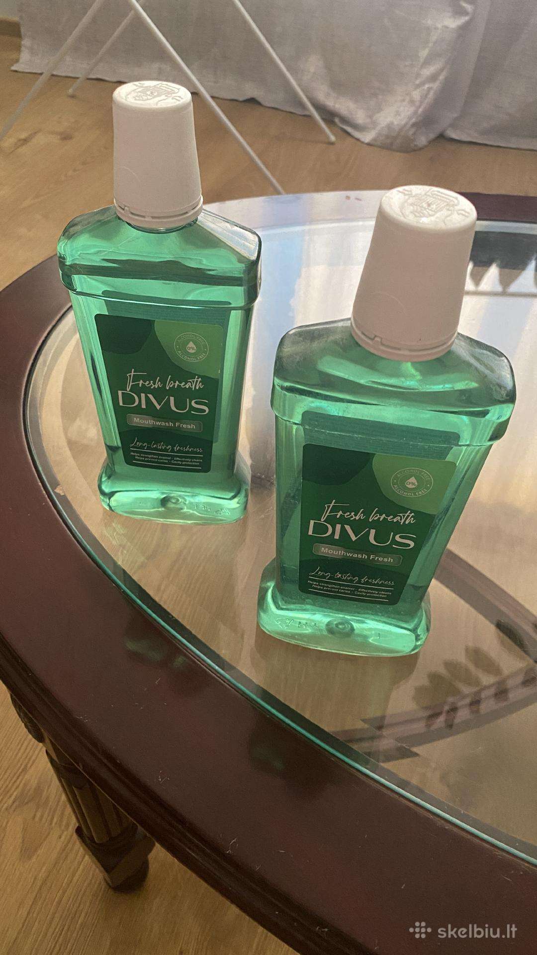 Burnos skalavimo skystis Fresh breath Divus
