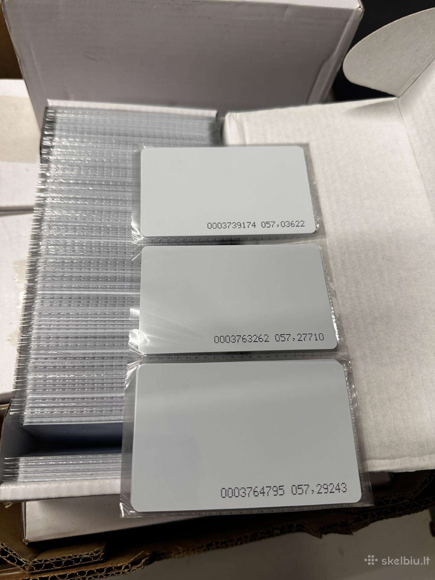 125 khz bekontaktės rfid kortelės