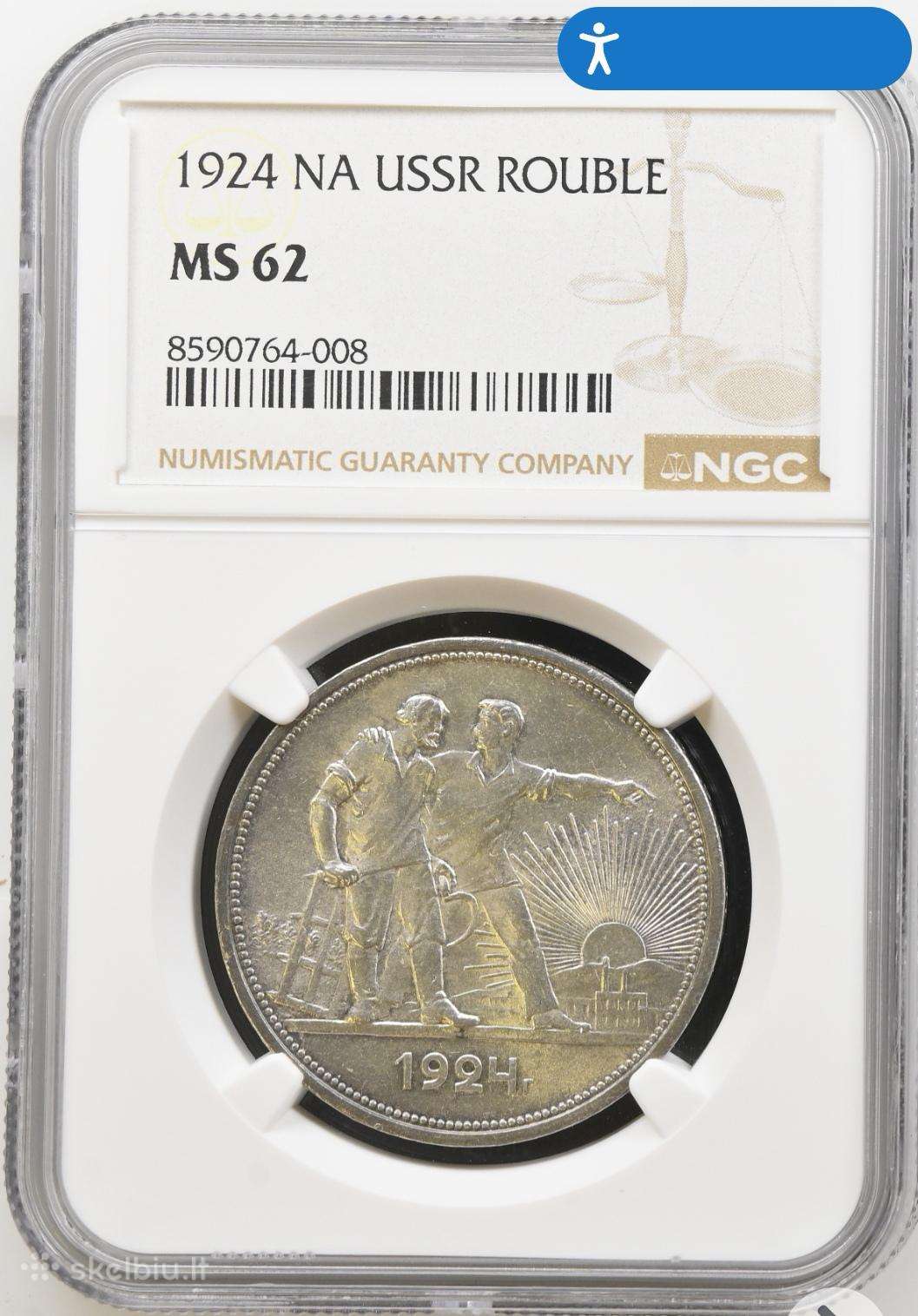 1924 Rublis Ms62