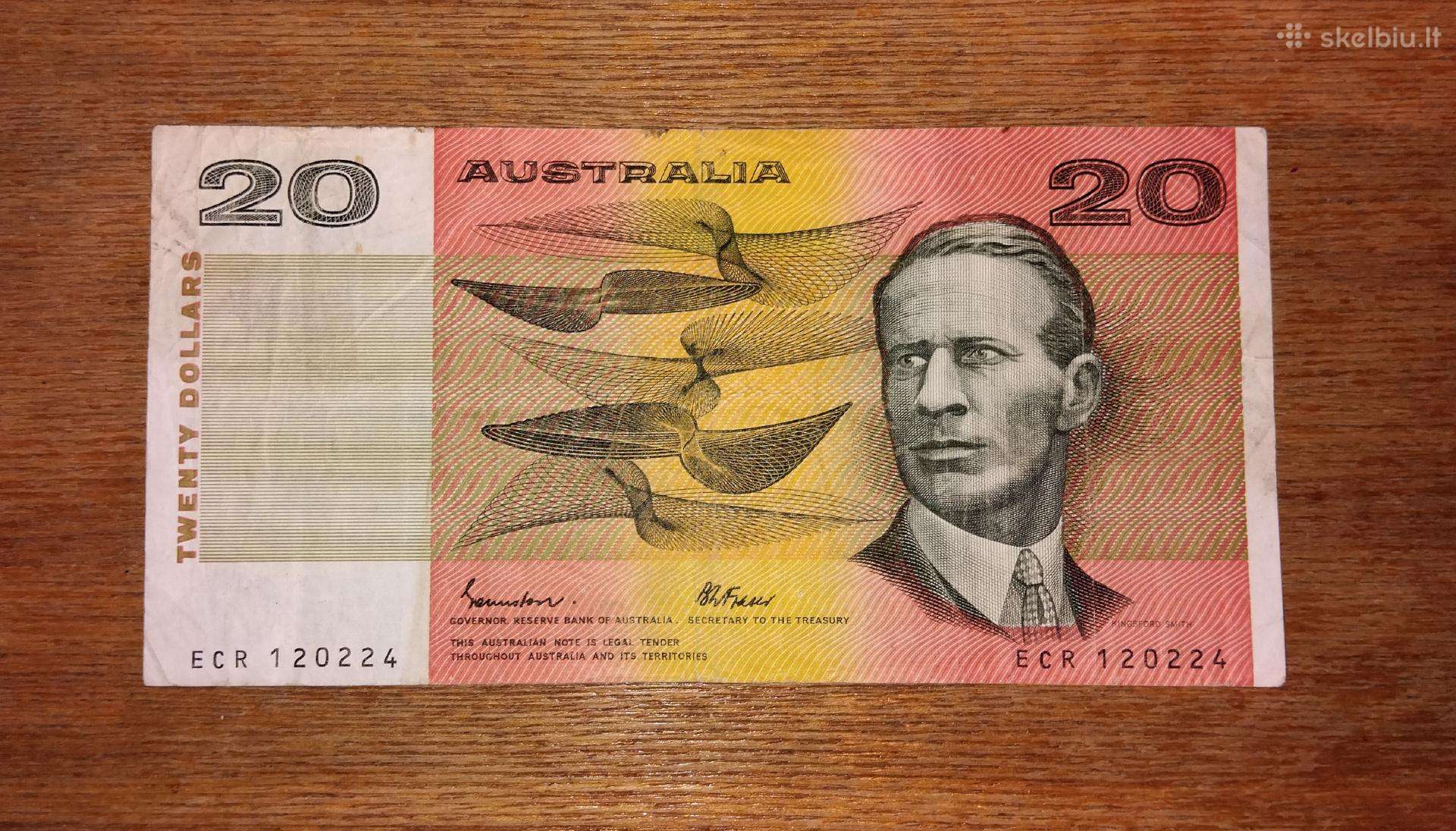 Australijos 20 $ banknotas