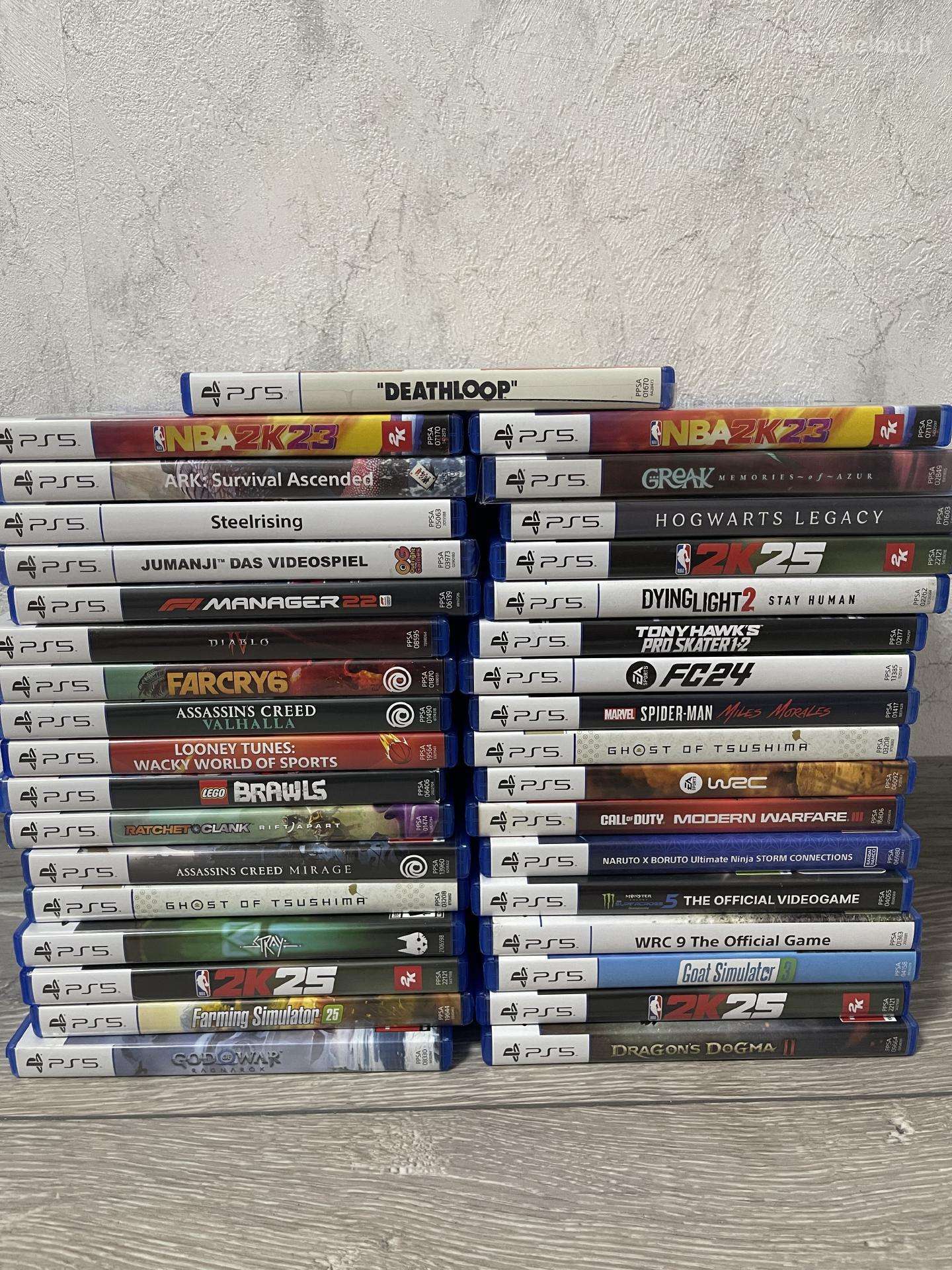 07-17 Ps5 Playstation 5 žadimai asmeninė kolekcija