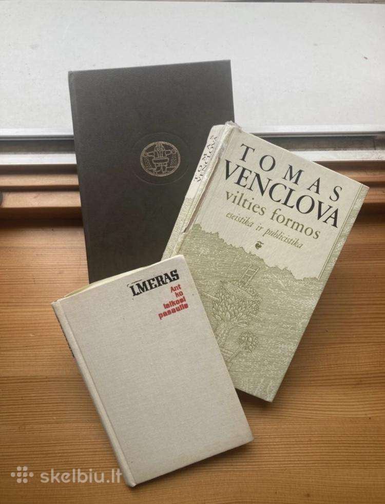 3 knygos. Bjornsonas, Meras, Venclova