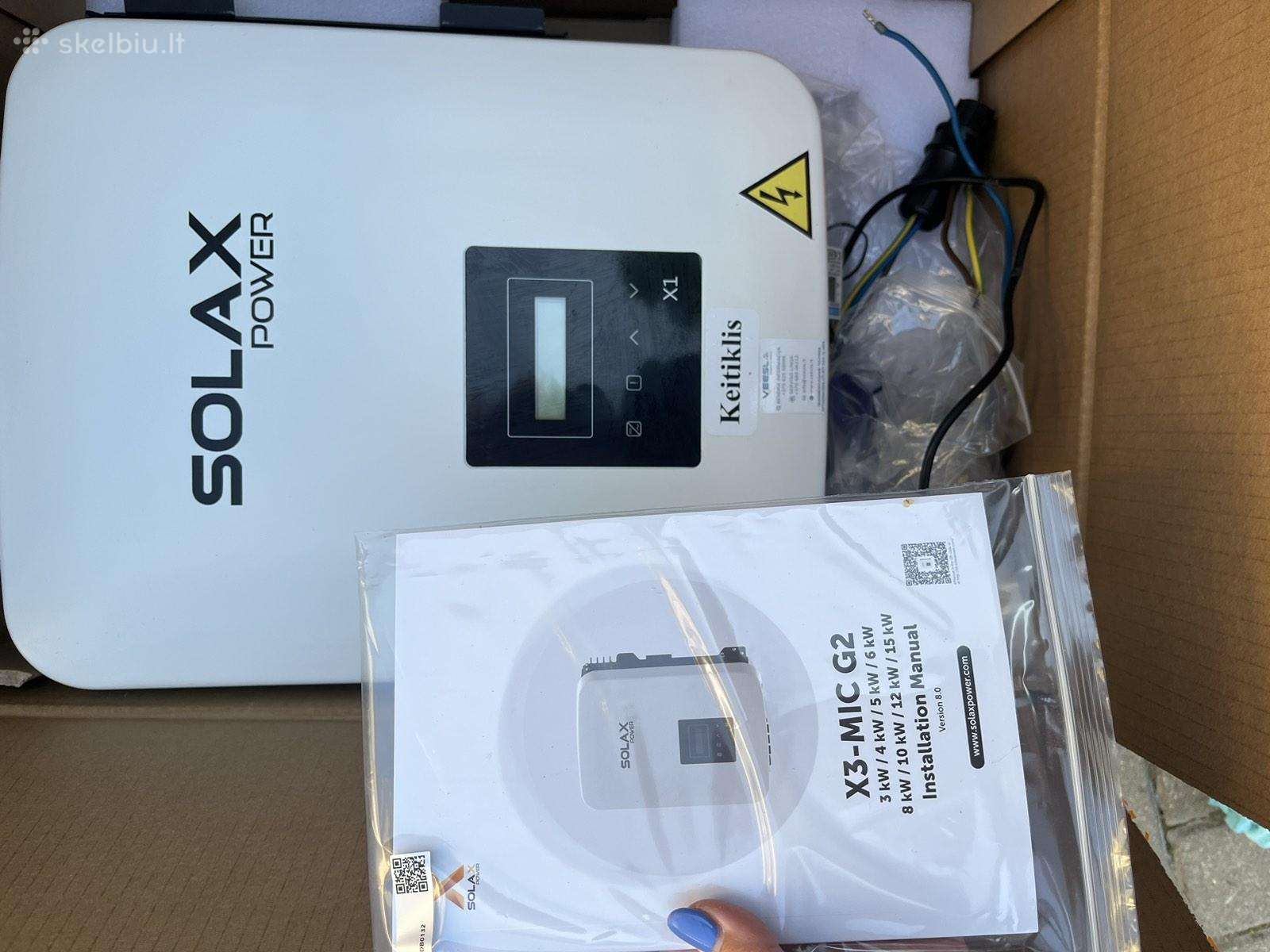 Inventeris vienfazis Solax -5kw