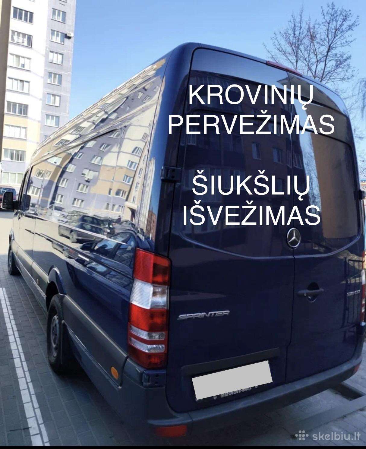 Krovinių pervežimas/šiukšlių išvežimas