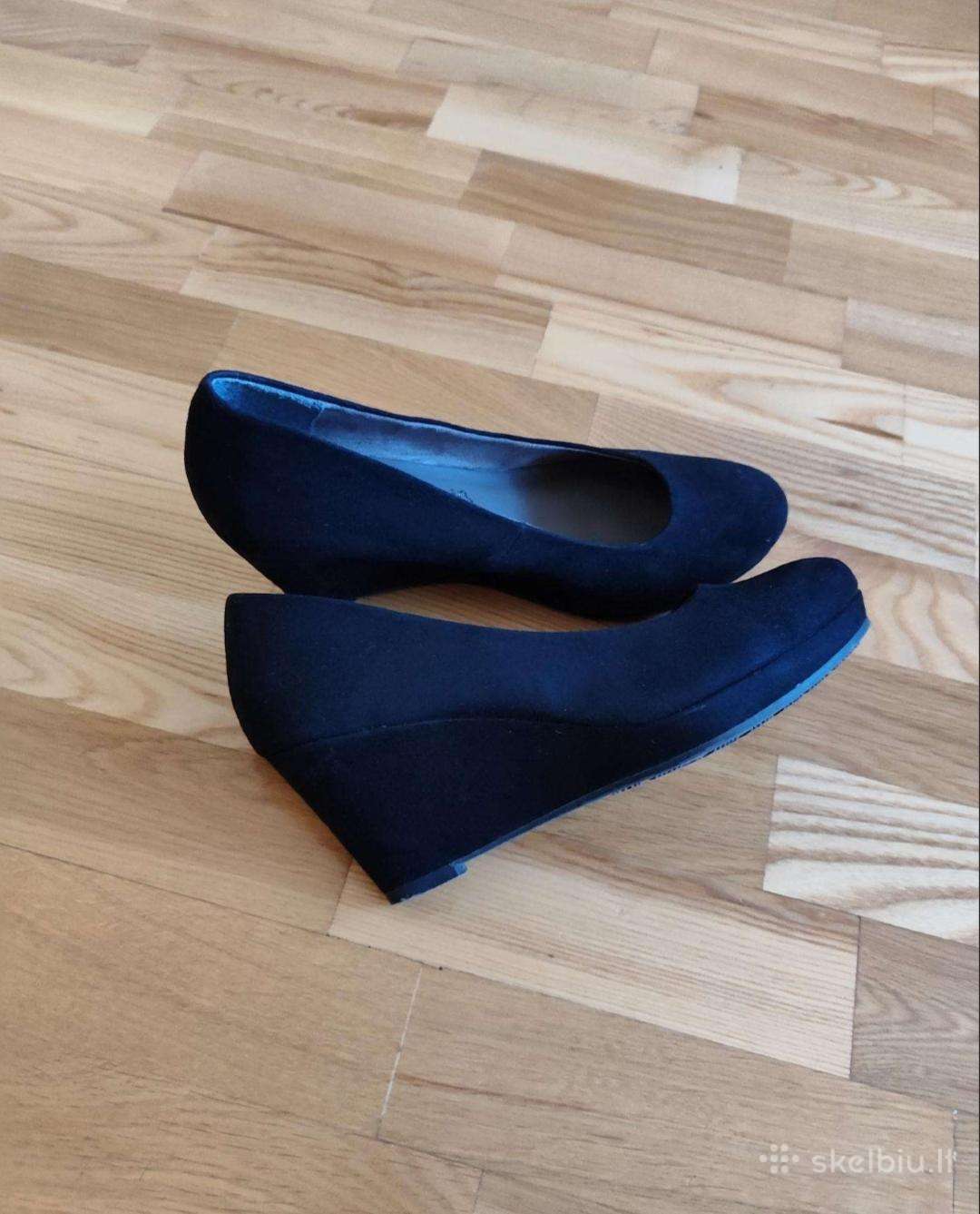 Aukštakulniai verstos odos bateliai Tamaris