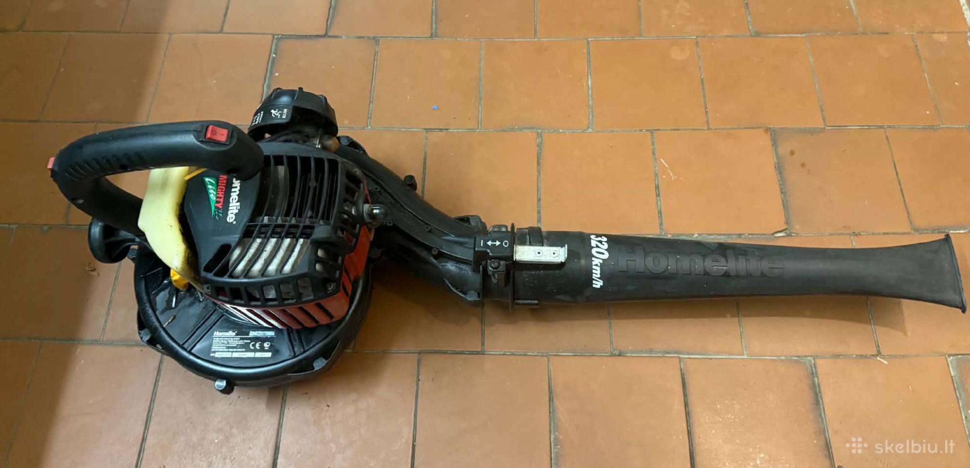 Homelite Hbl26bv benzininis lapų pūstuvas / siurbl